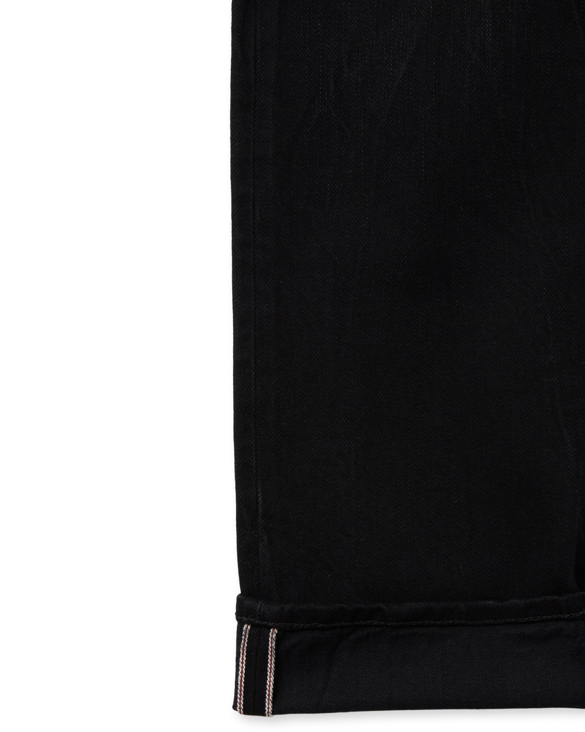 965 John Japan Denim Selvedge 5-pocket Regular Fit Black