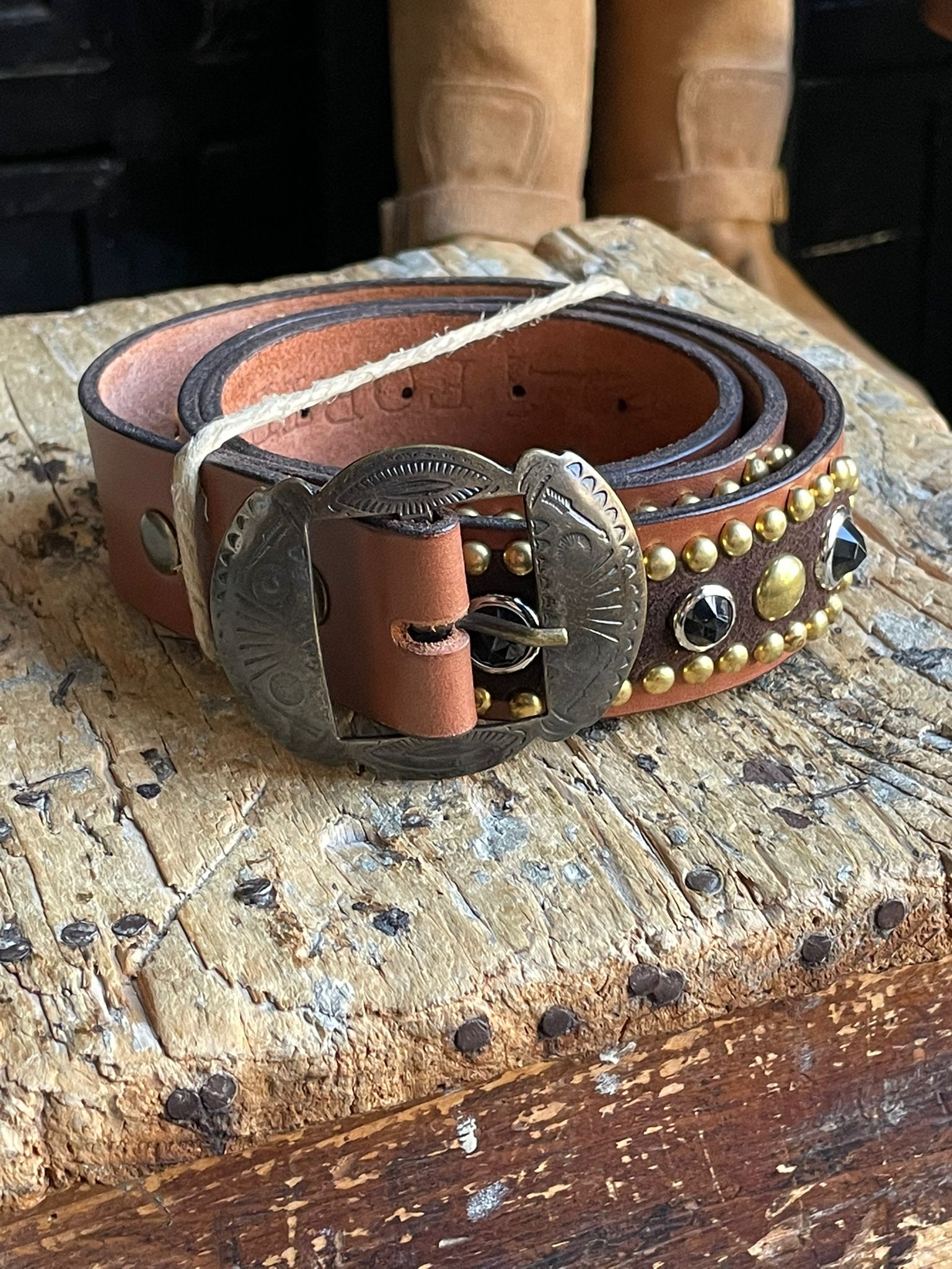 Buffalo Navajo Buckle Belt