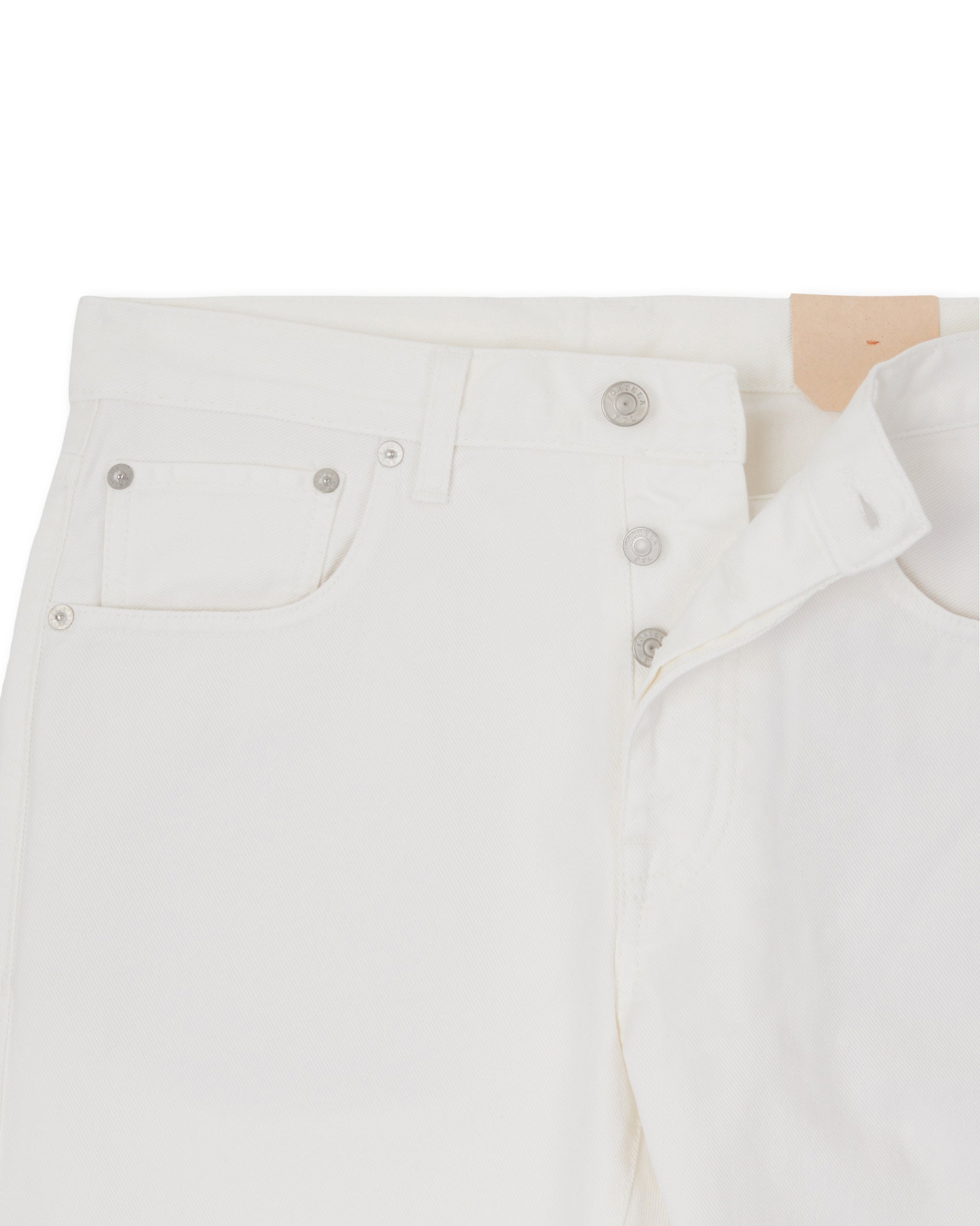965 John Trousers 5-pocket Denim Ecrù