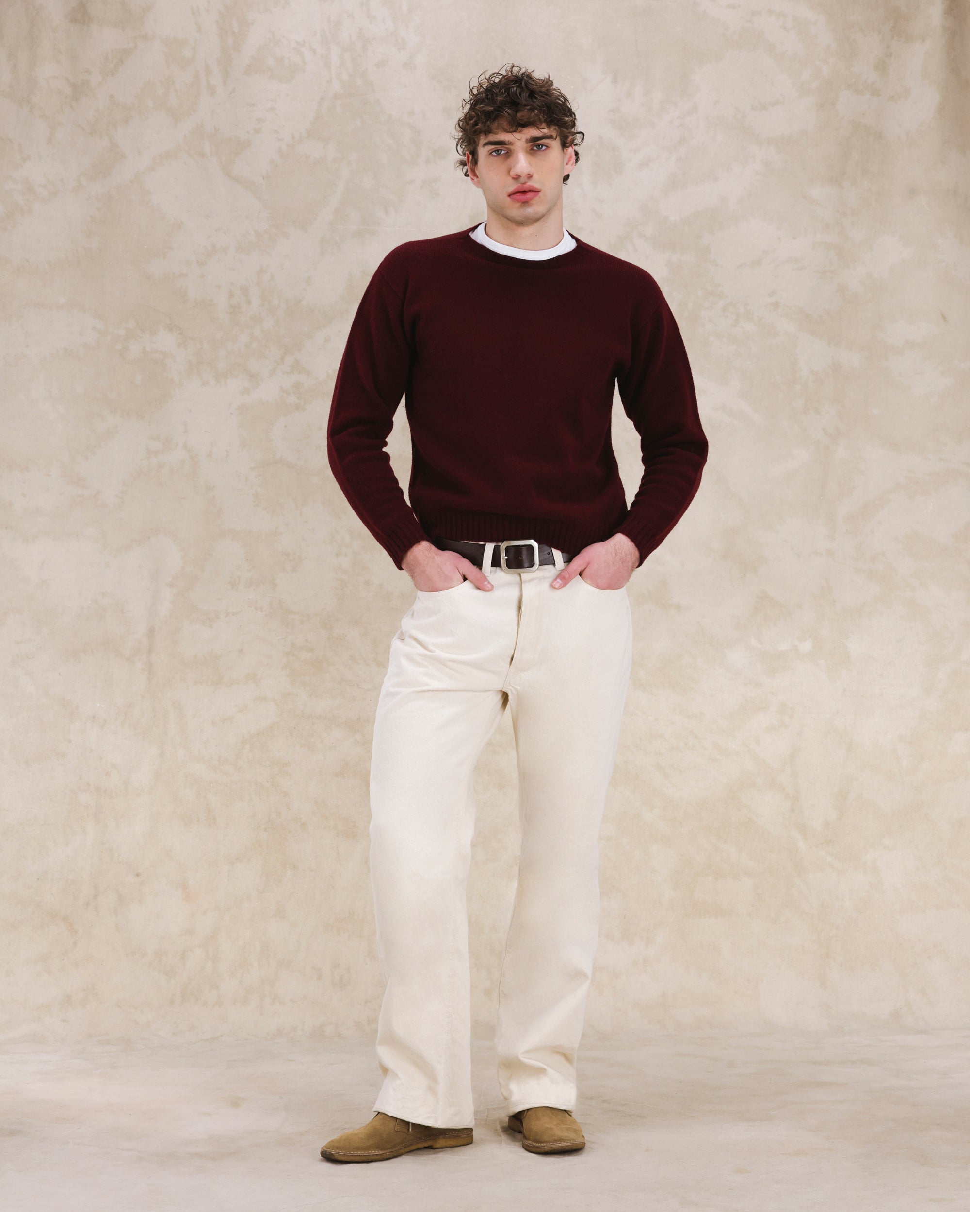 933 Barney Japan Denim Selvedge 5-pocket Loose Fit Ecrù