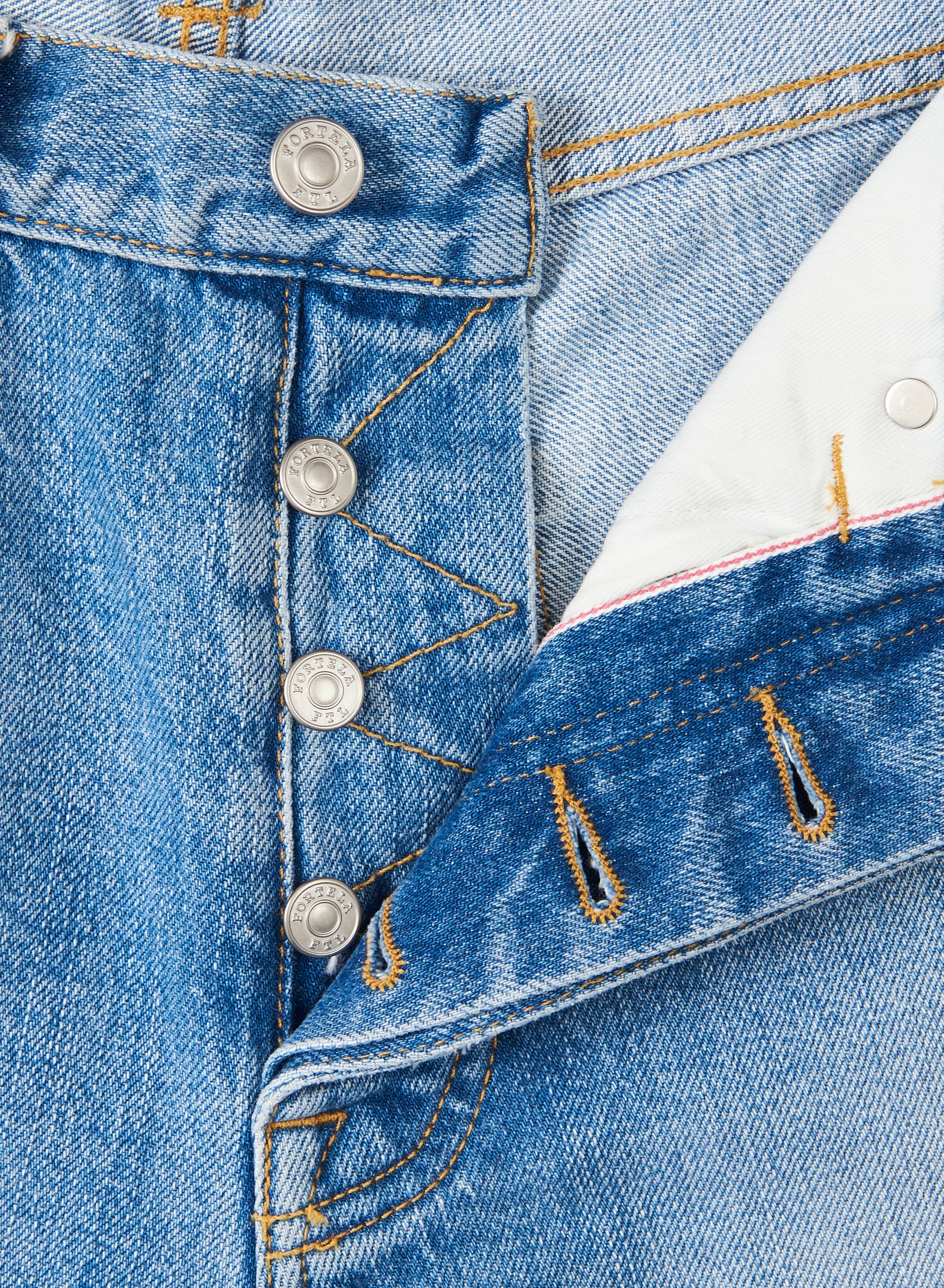 Winonaj Japan Denim Cimosato Shorts Bleach Wash