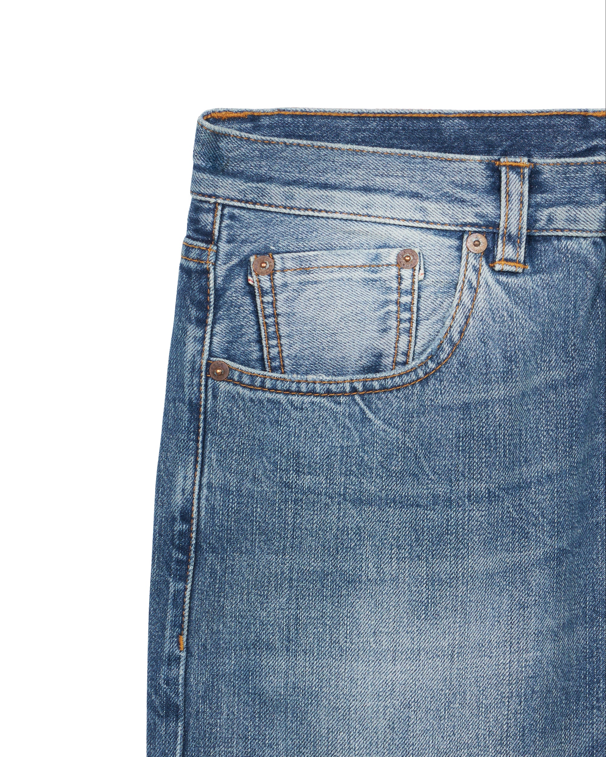 911 Superjohn Japan Denim Selvedge 5-pocket High-waisted Custom Wash
