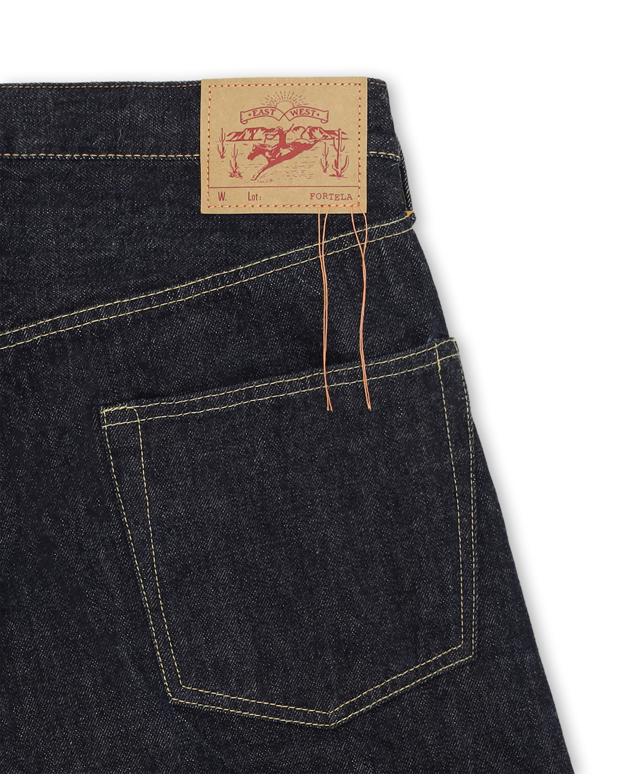 933 Barney Japan Denim Selvedge 5-pocket Loose Fit Indigo Rinse