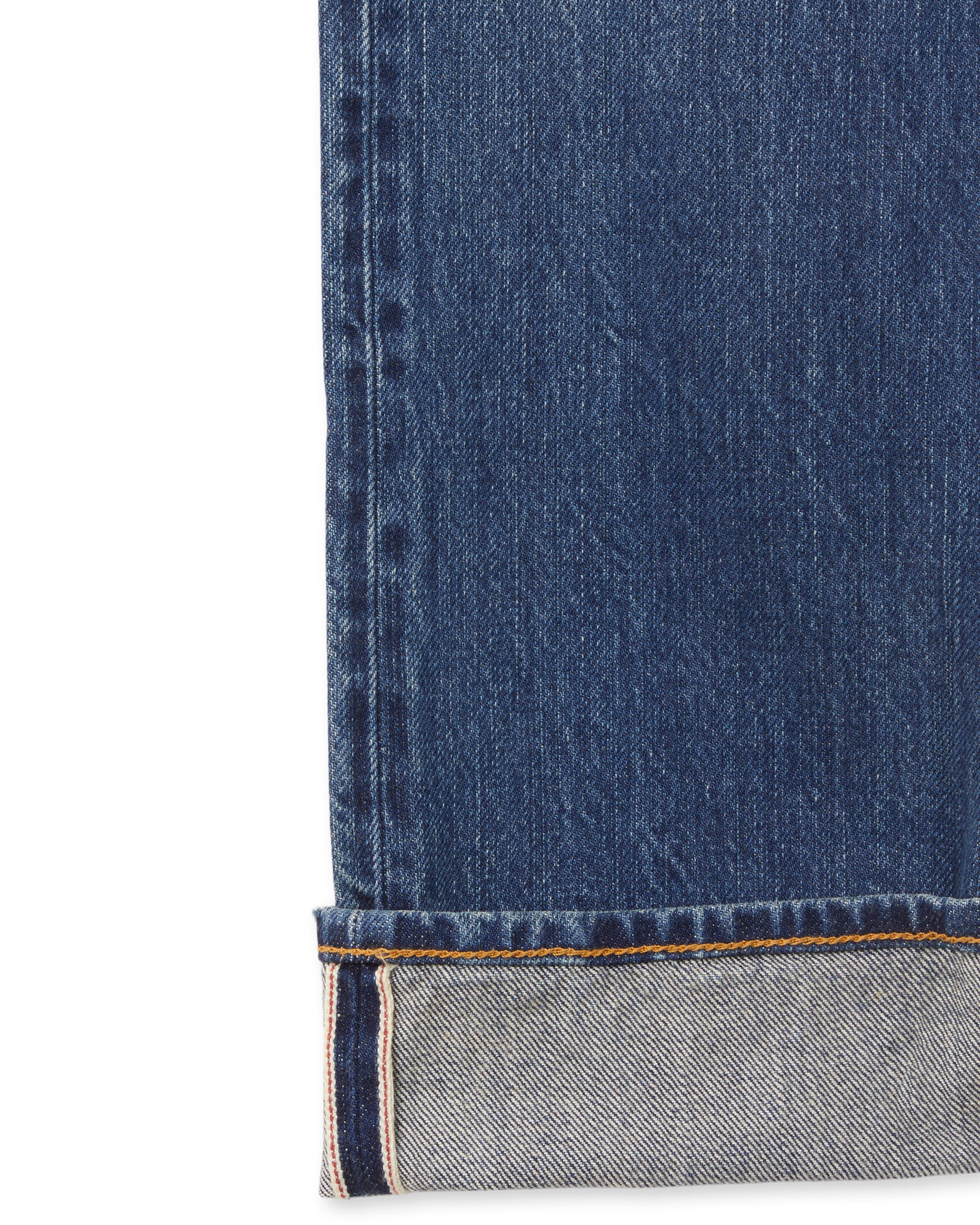 961 John Japan Denim Selvedge 5-pocket Slim Fit Stone Wash