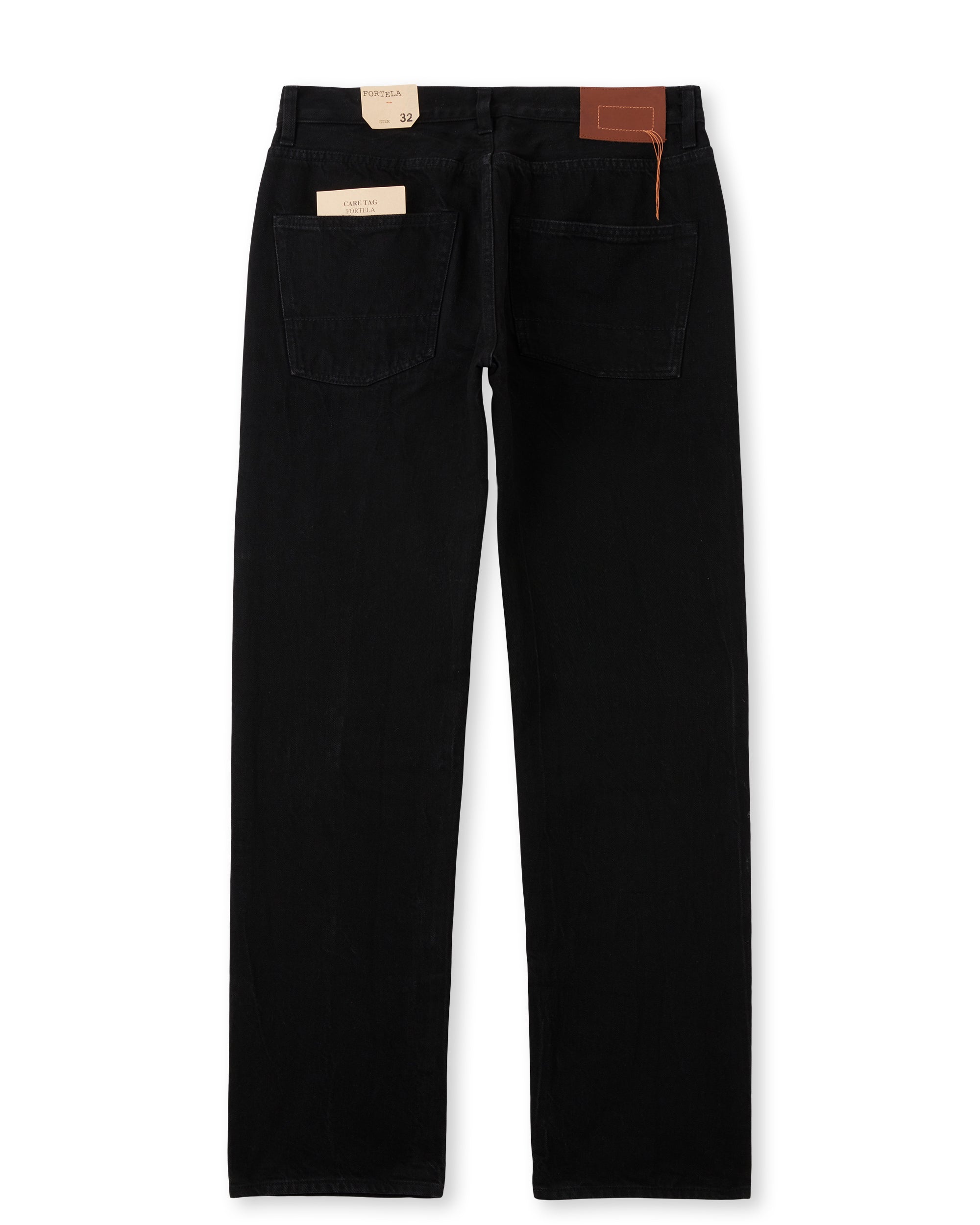 965 John Japan Denim Selvedge 5-pocket Regular Fit Black