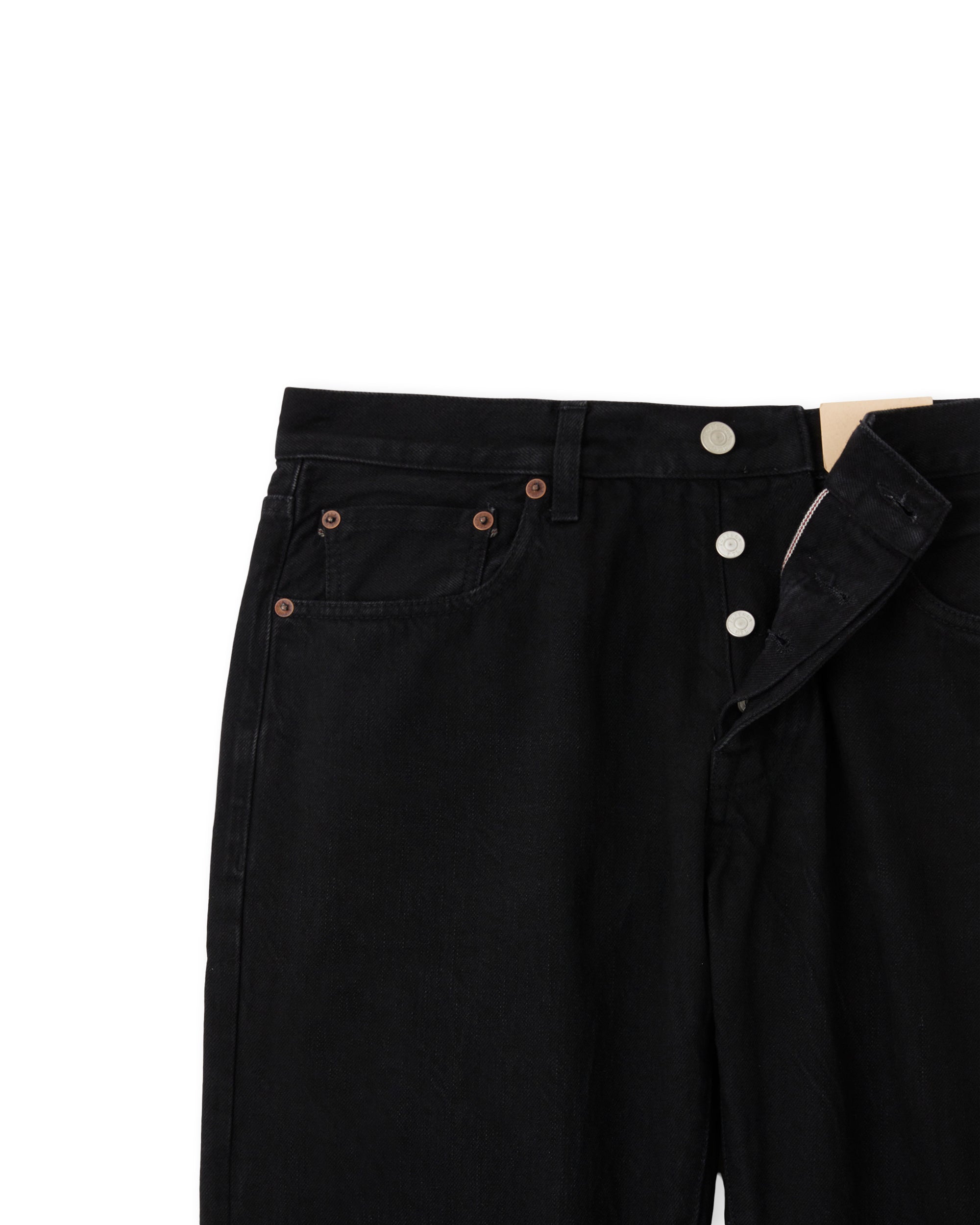 965 John Japan Denim Selvedge 5-pocket Regular Fit Black