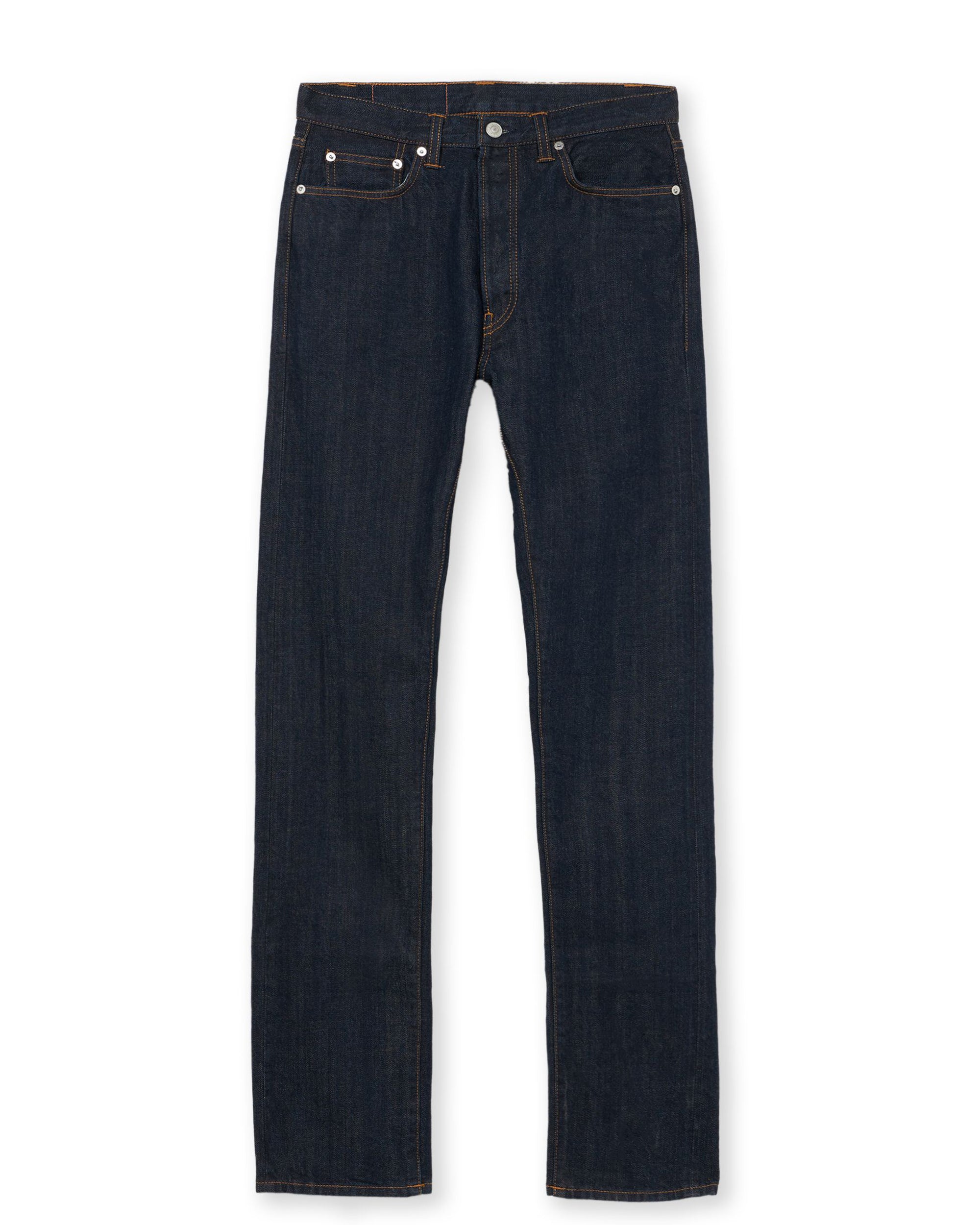 911 Superjohn Japan Denim Selvedge 5-pocket High-waisted Indigo Rinse