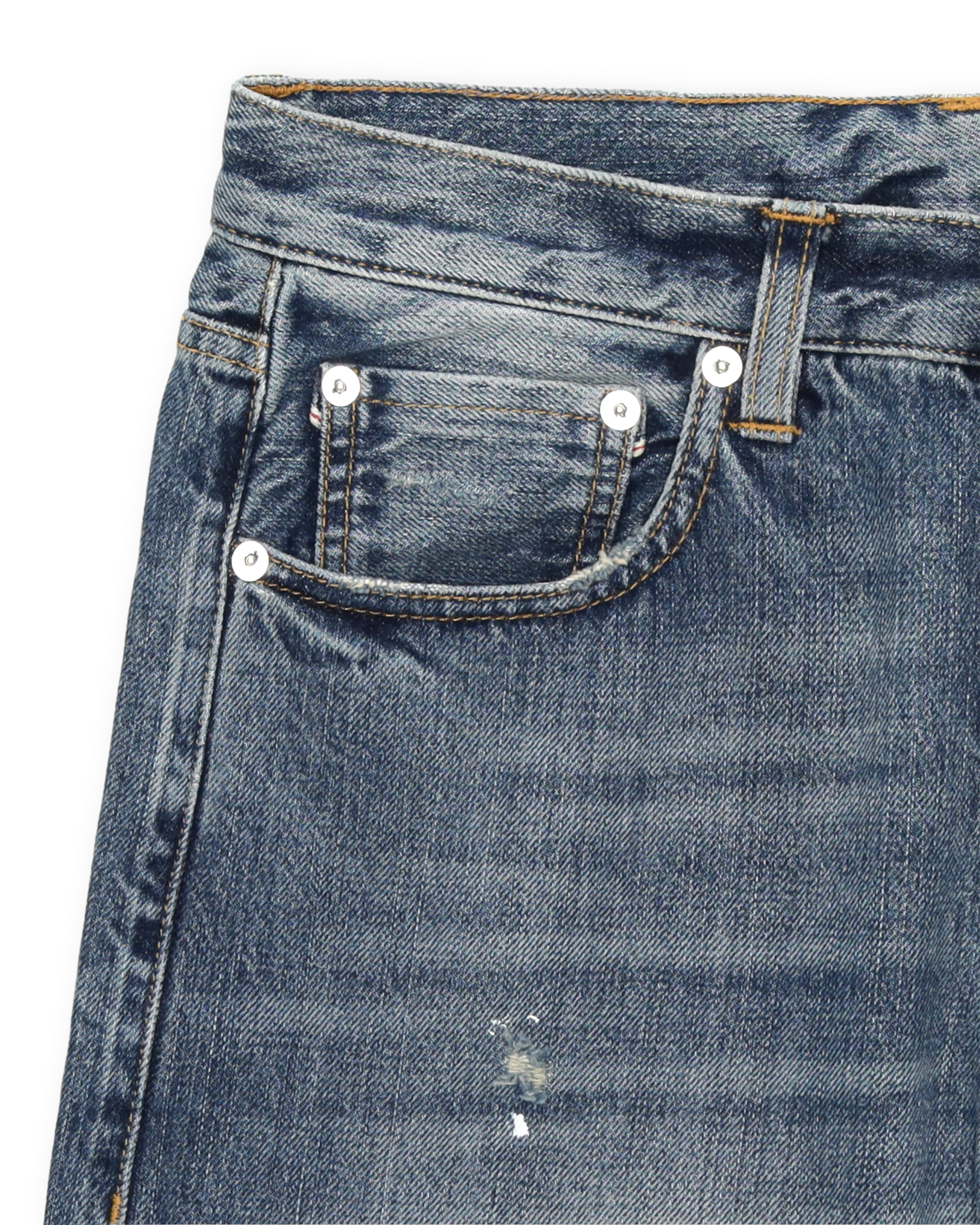 965 John Japan Denim Selvedge 5-pocket Regular Fit Custom Wash
