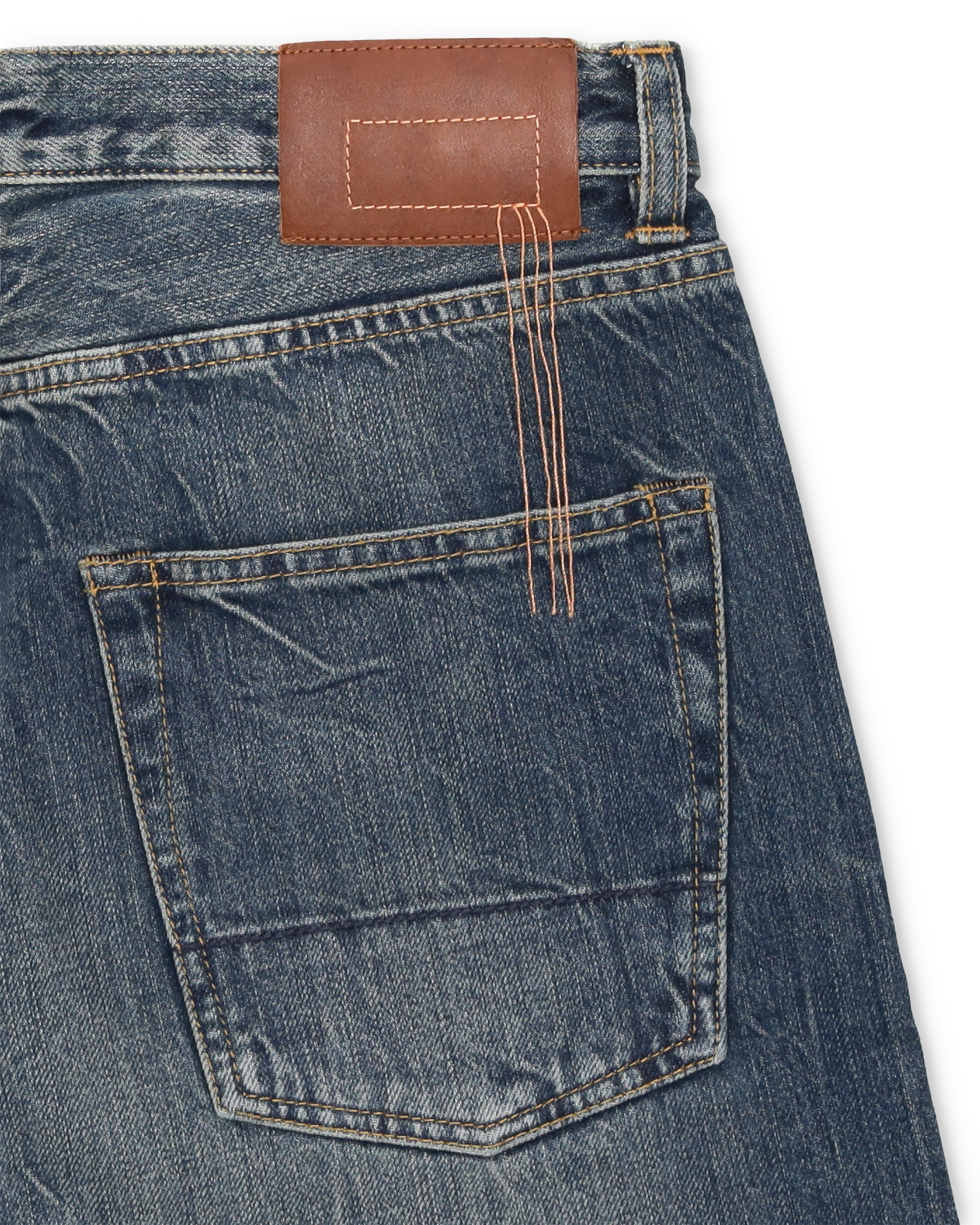 965 John Japan Denim Selvedge 5-pocket Regular Fit Stone Wash