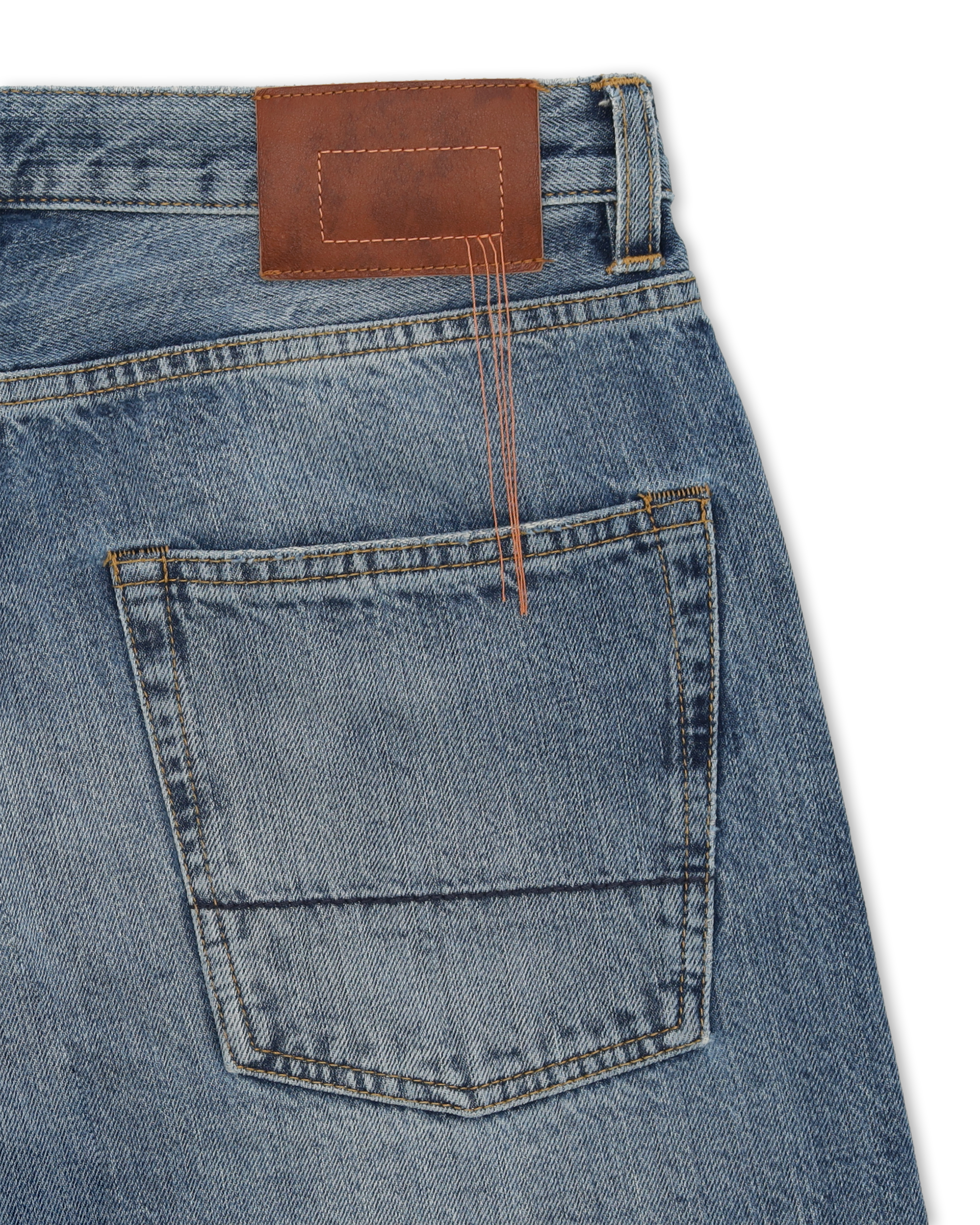 965 John Japan Denim Selvedge 5-pocket Regular Fit Stone Wash