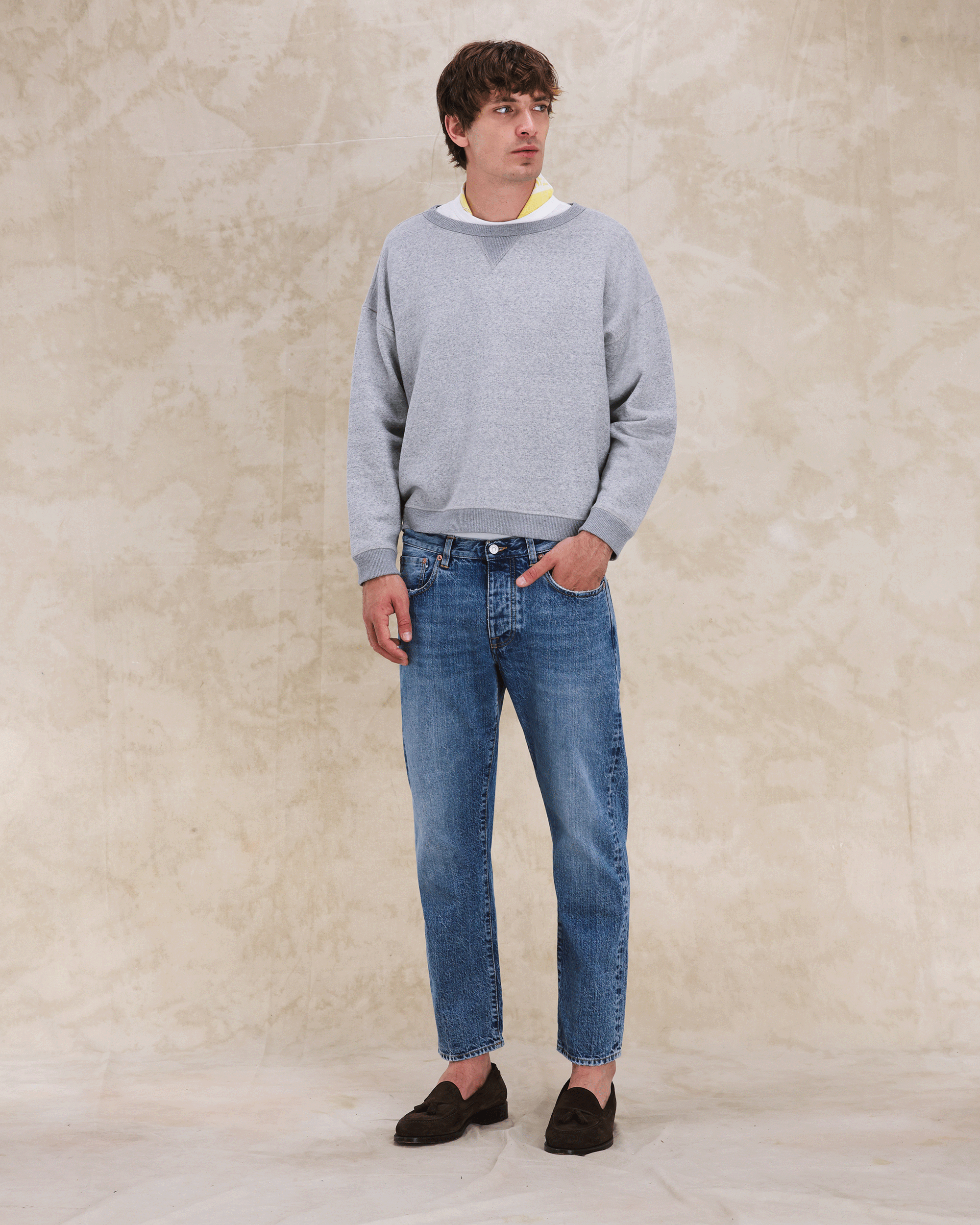 965 John Japan Denim Selvedge 5-pocket Regular Fit Stone Wash
