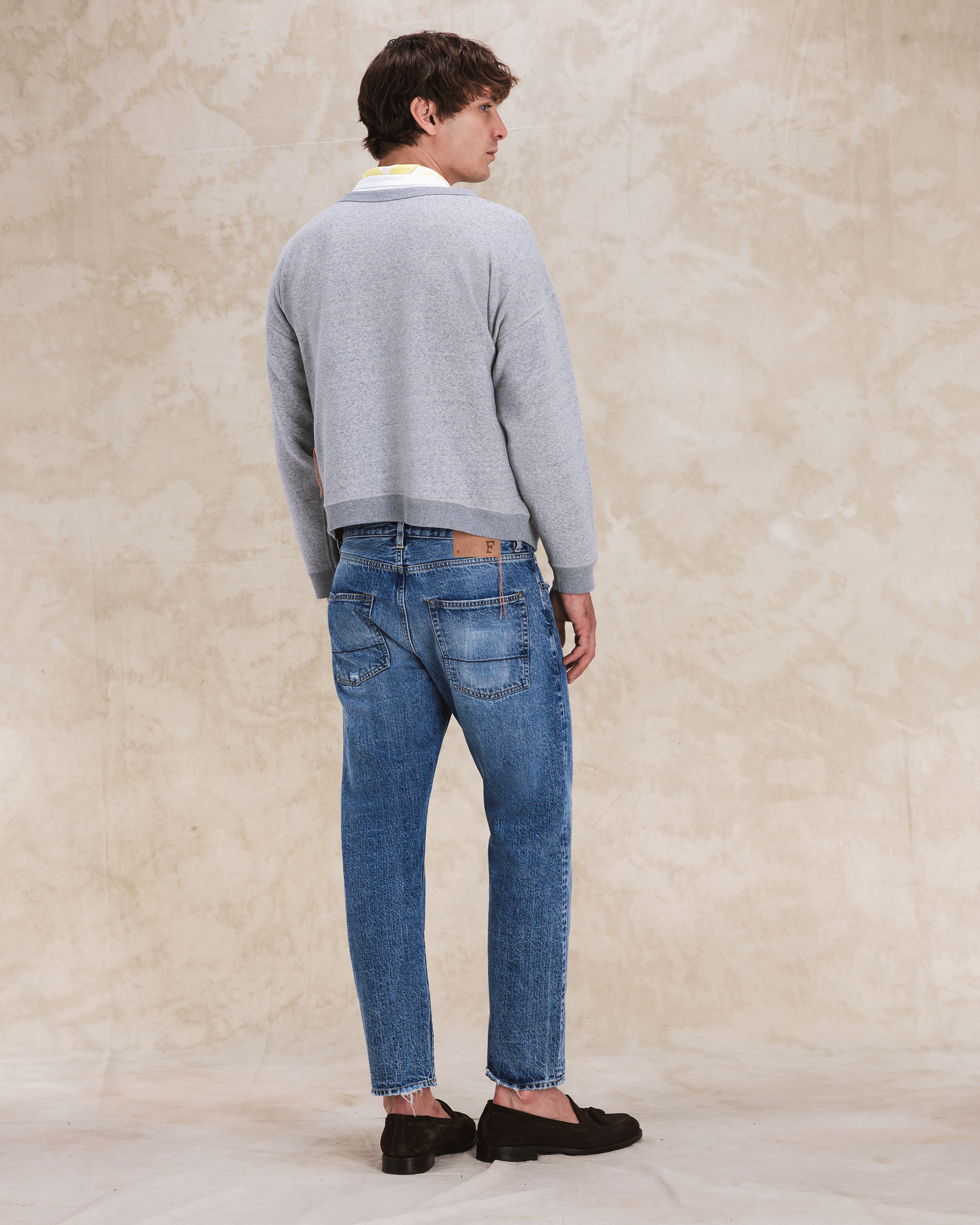 965 John Japan Denim Selvedge 5-pocket Regular Fit Stone Wash