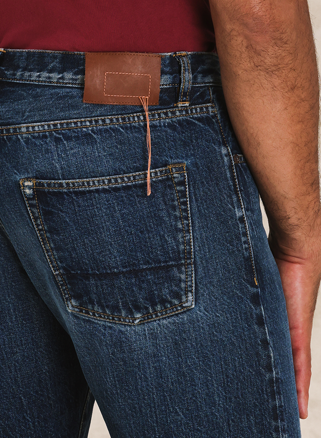 965 John Japan Denim Selvedge 5-pocket Regular Fit Custom Wash