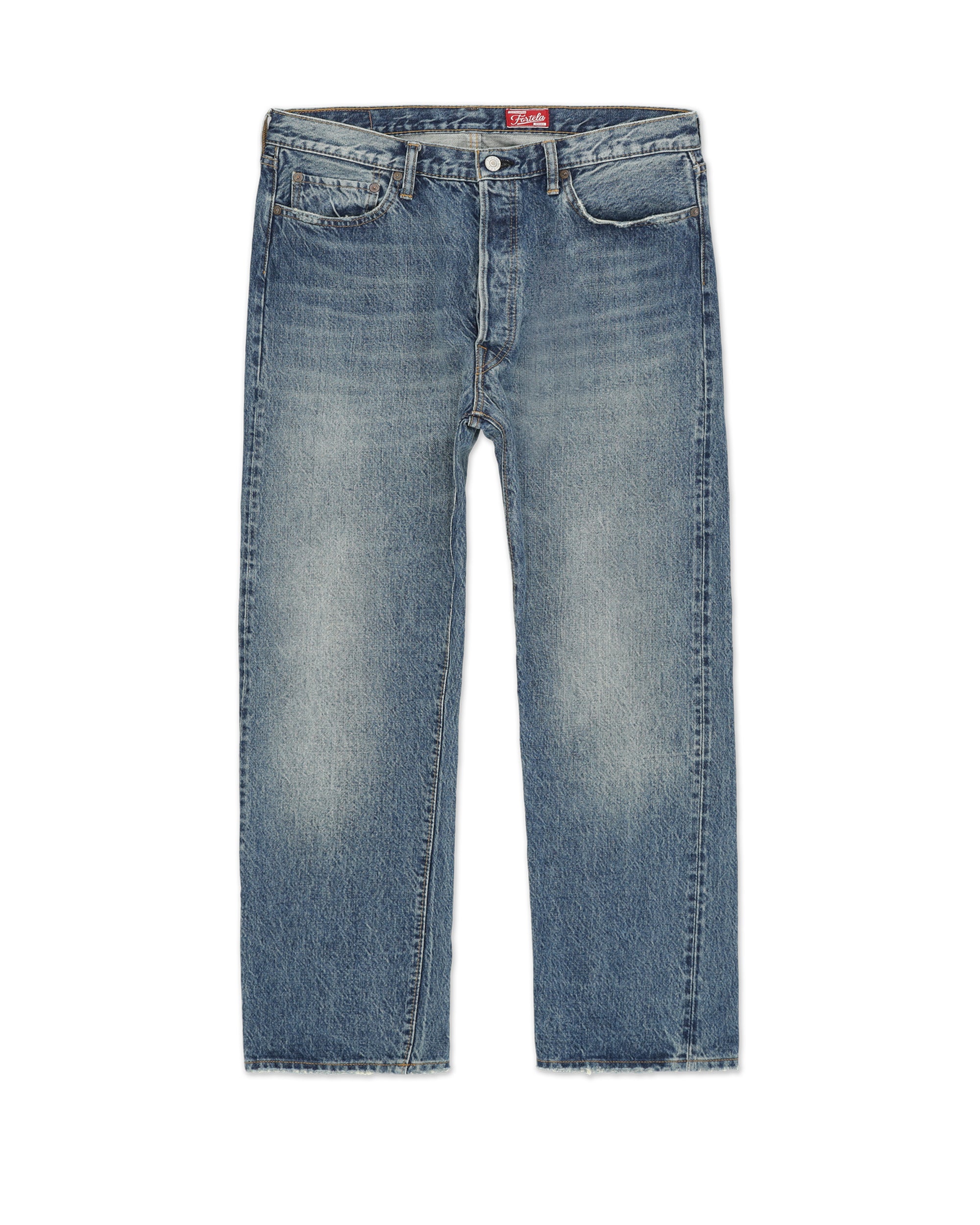 992 Johnny Denim Selvedge 5-pocket High-waisted Custom Wash