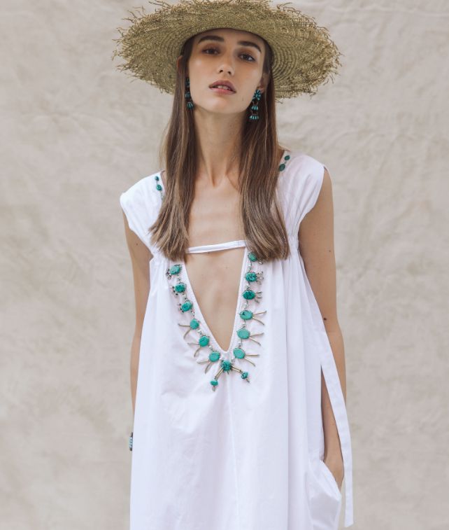 Afef Suit V Neck