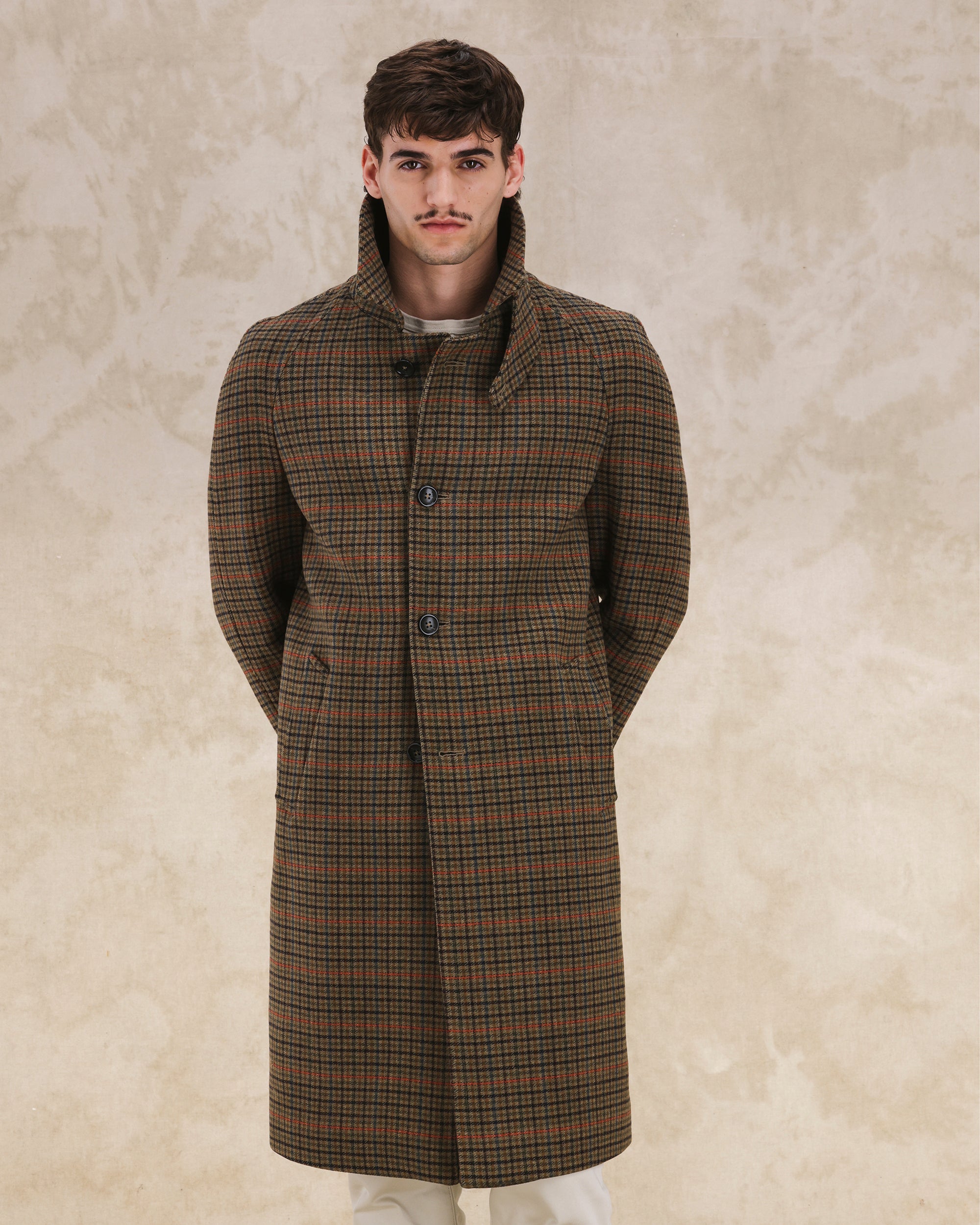 Alessandro Coat Double-breasted Misto Wool