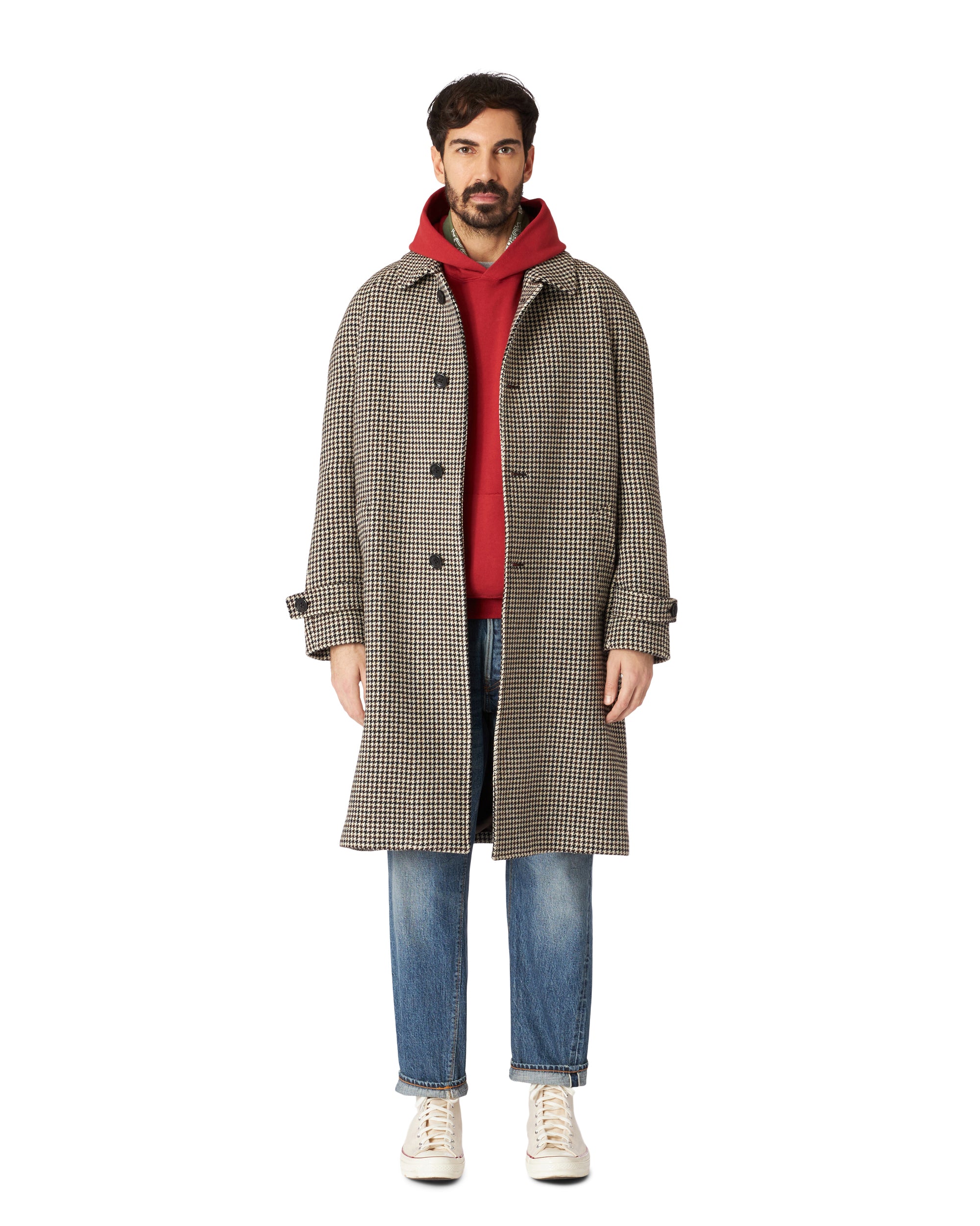 Alessandro Coat Double-breasted Misto Wool
