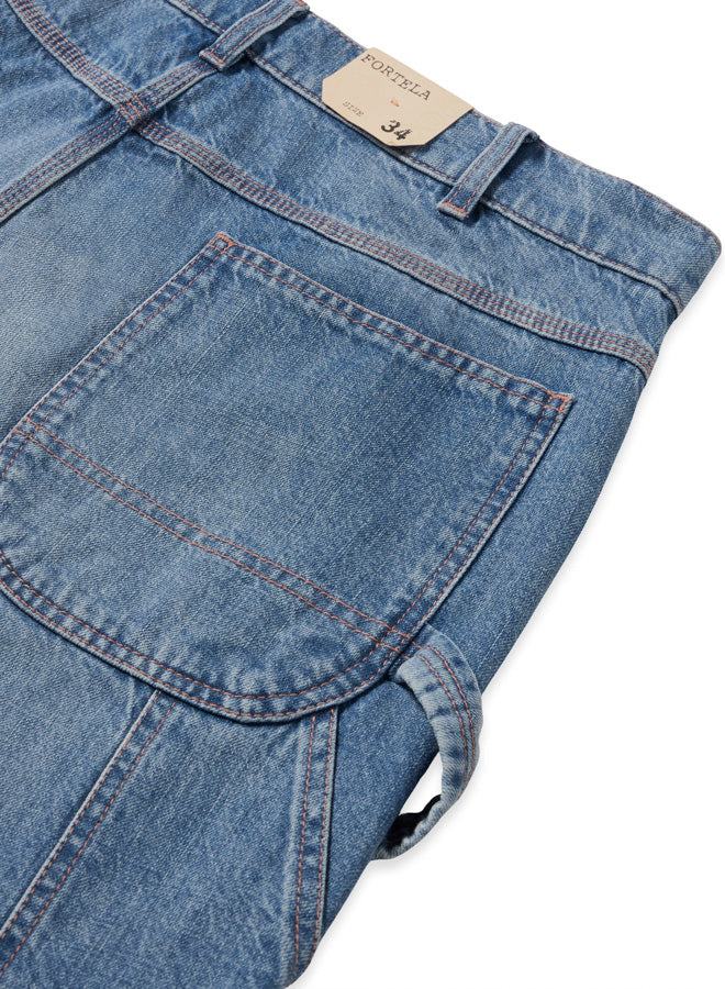 Allen Trousers Workwear Denim Stone Wash