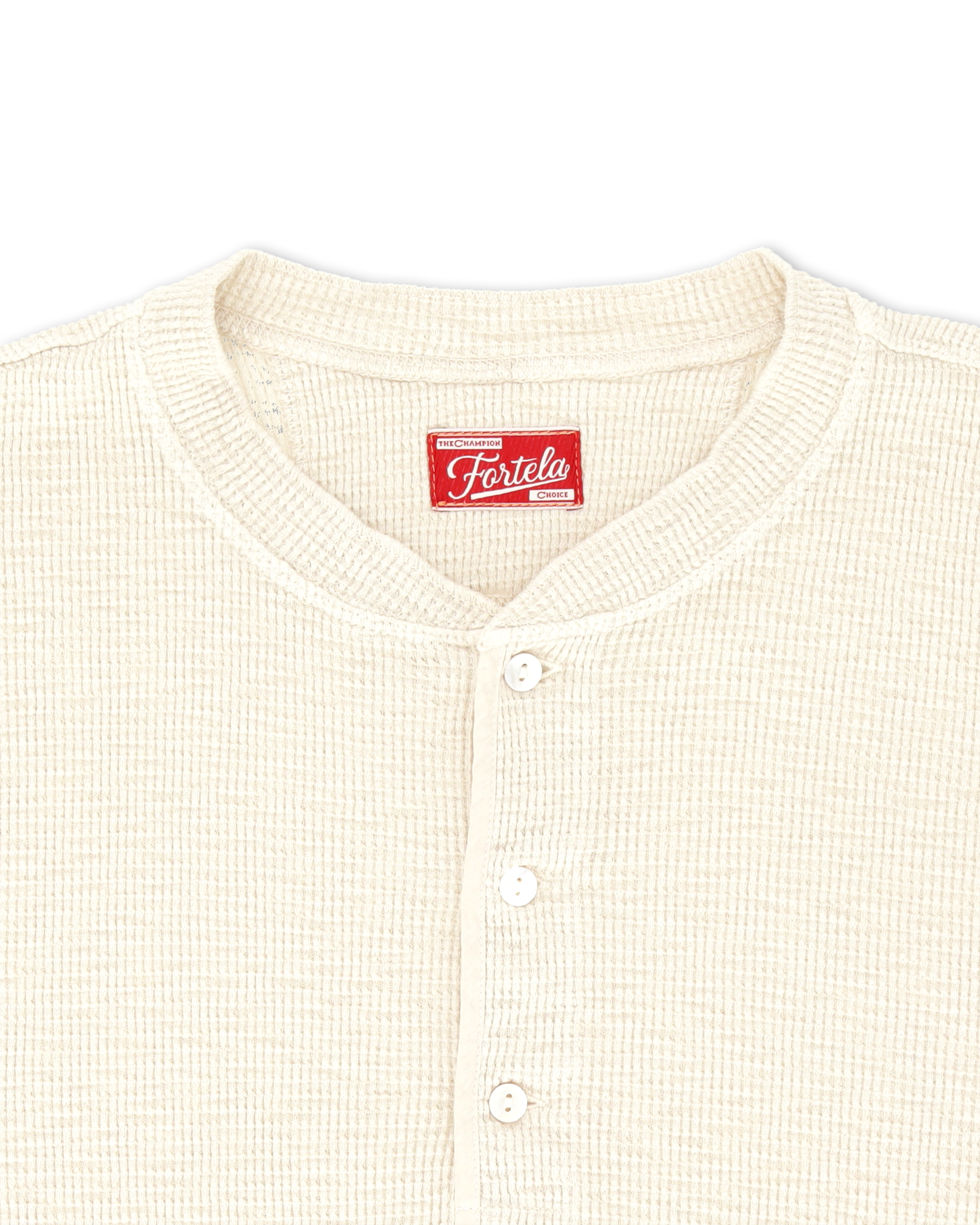 Amish Knit Henley Waffle