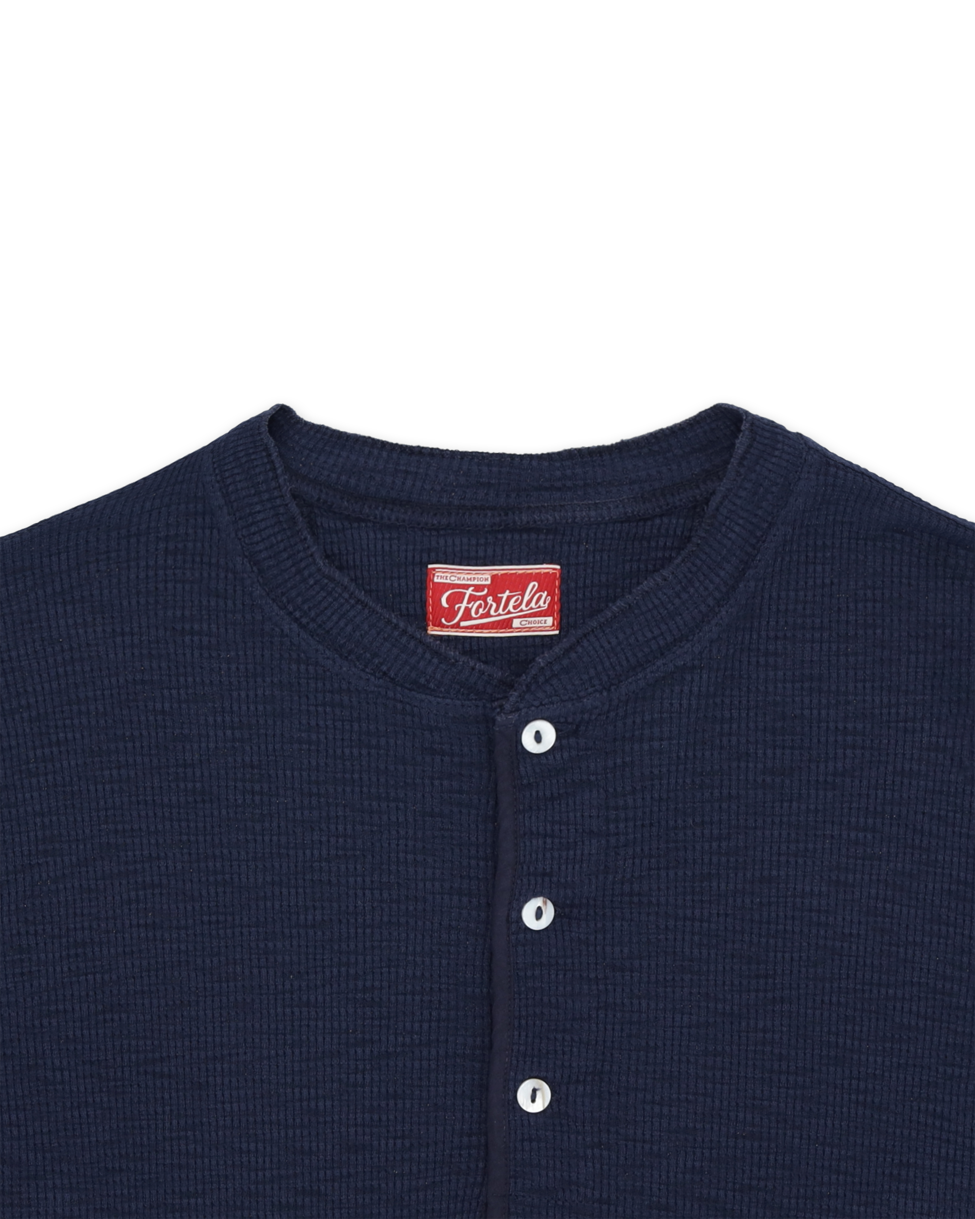 Amish Knit Henley Waffle