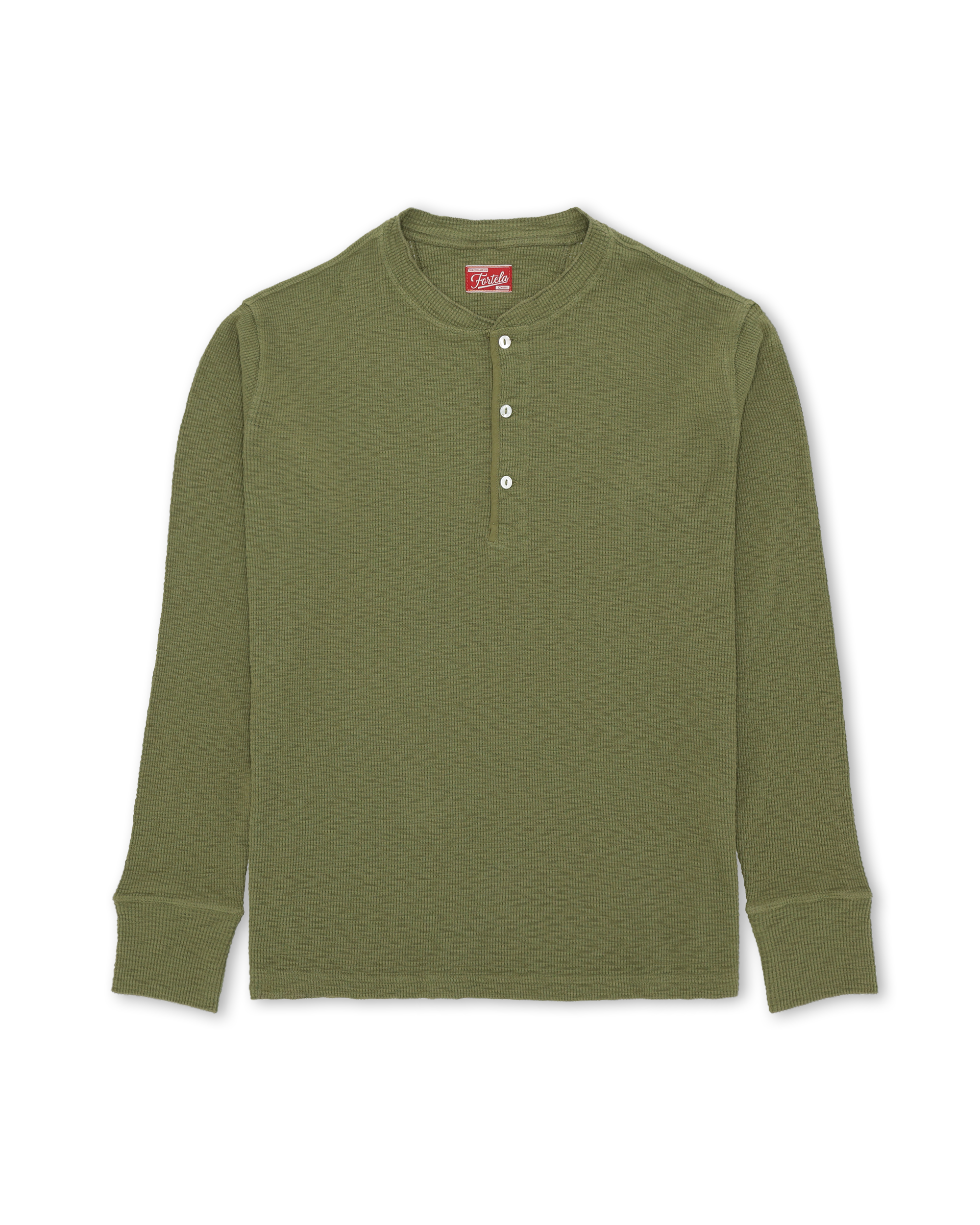 Amish Knit Henley Waffle