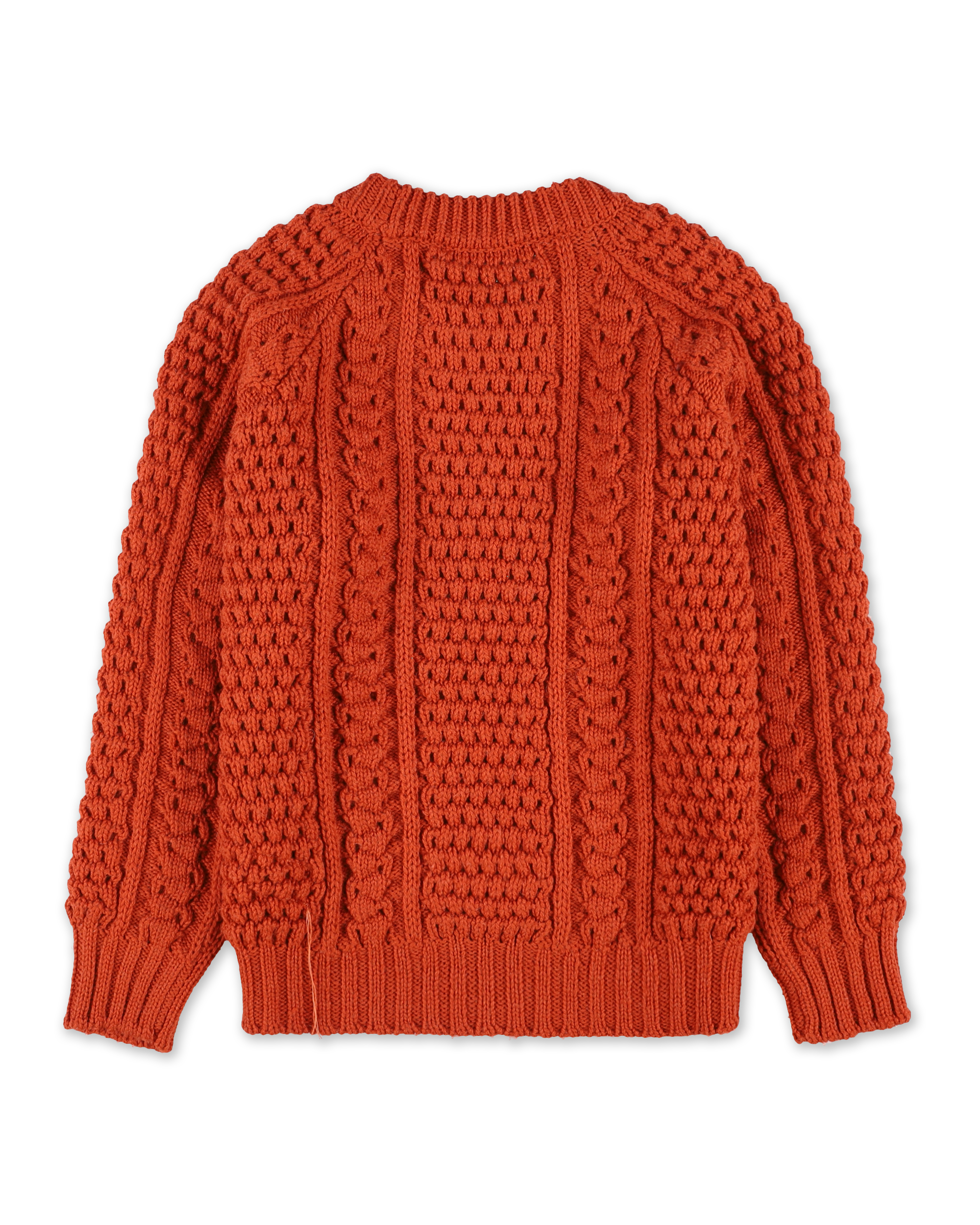 Aston Cable Knit Wool Crewneck Sweater