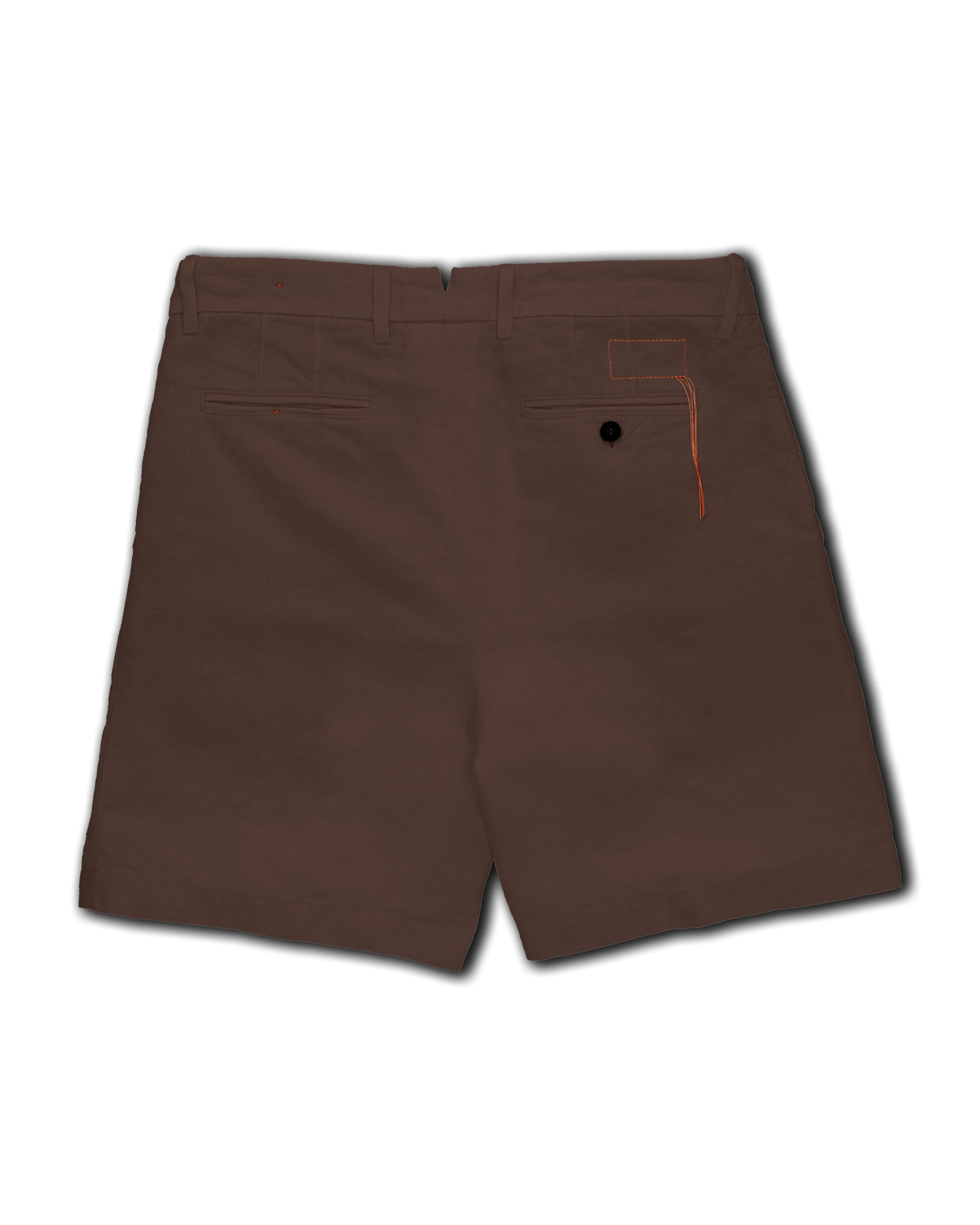 Beachshort Bermuda In Lino Con Pences