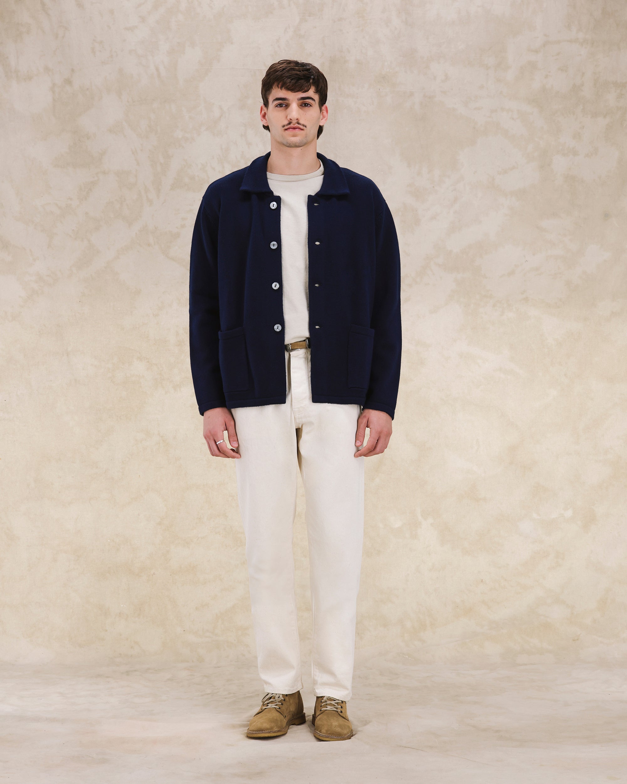 Beta Merino Wool Cardigan