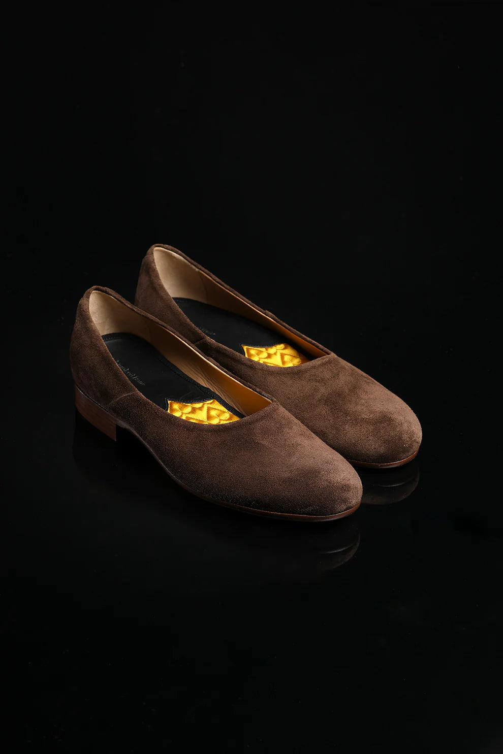 Smokedbone Suede Leather Beverly Slippers