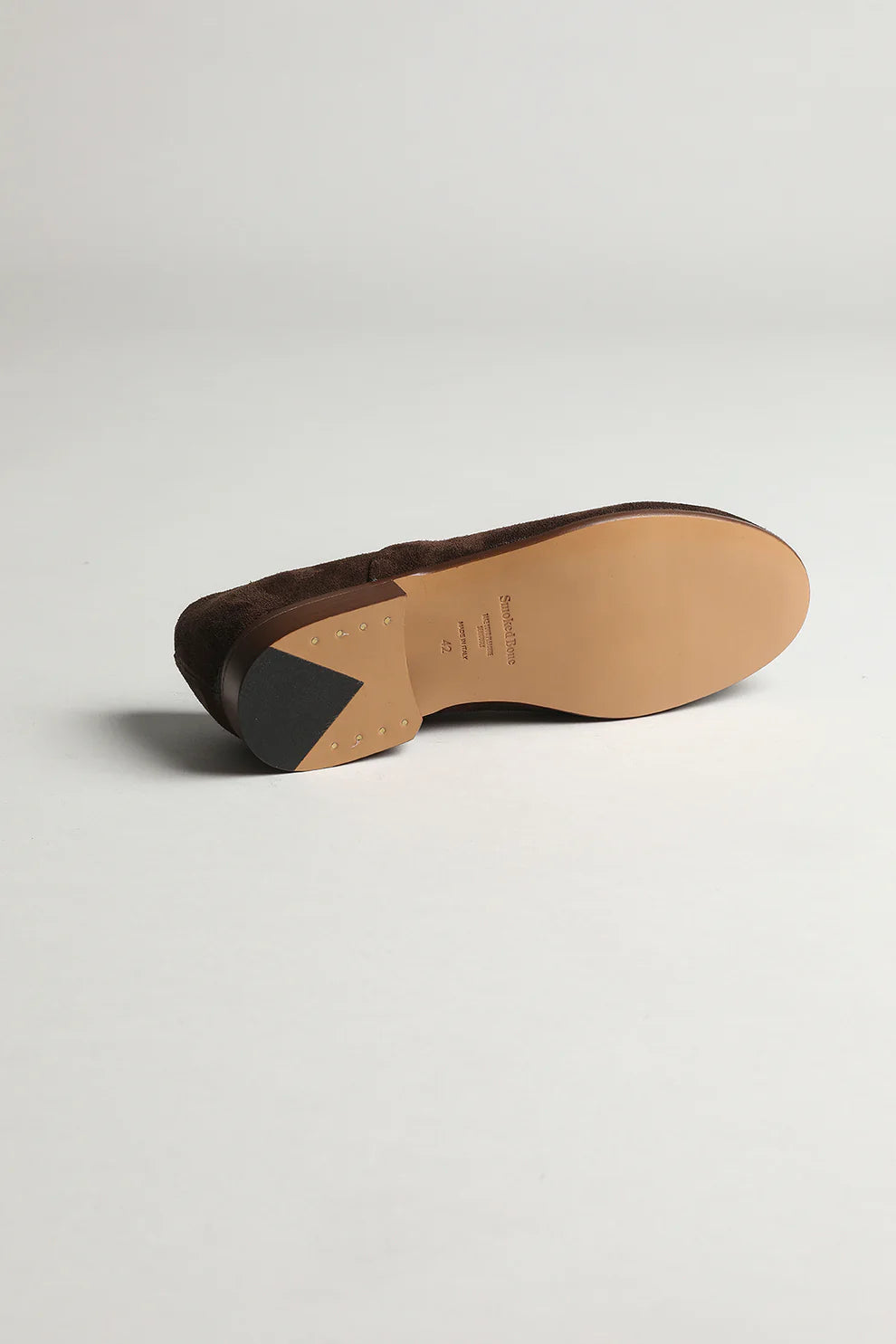 Smokedbone Suede Leather Beverly Slippers