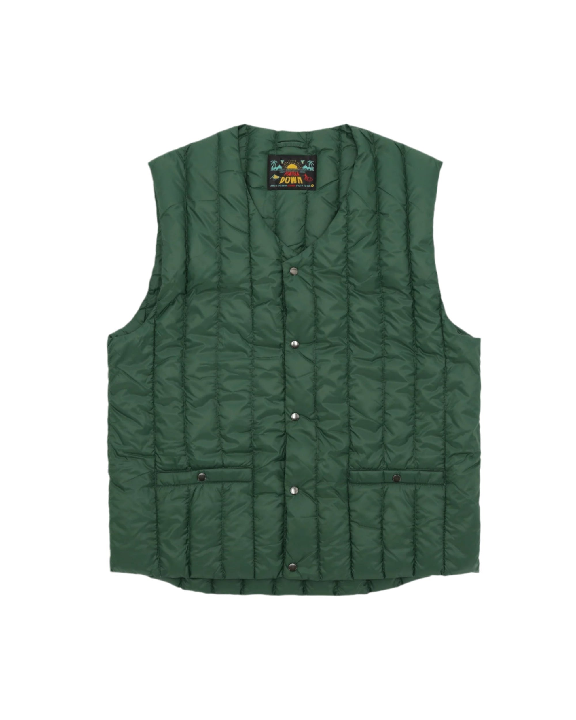 Birdie Gilet In Nylon Trapuntato