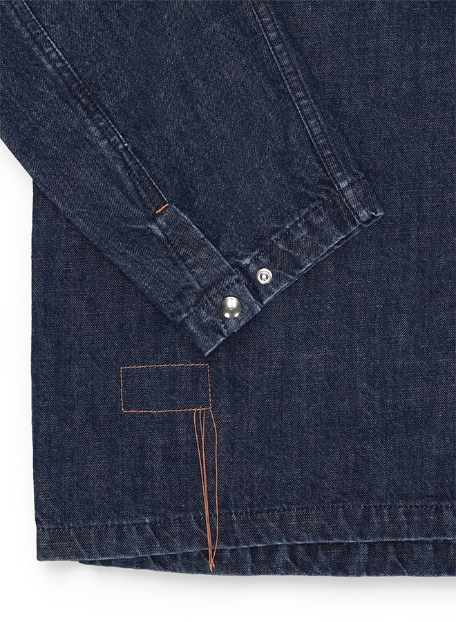 Blake Giacca In Denim Indigo Rinse