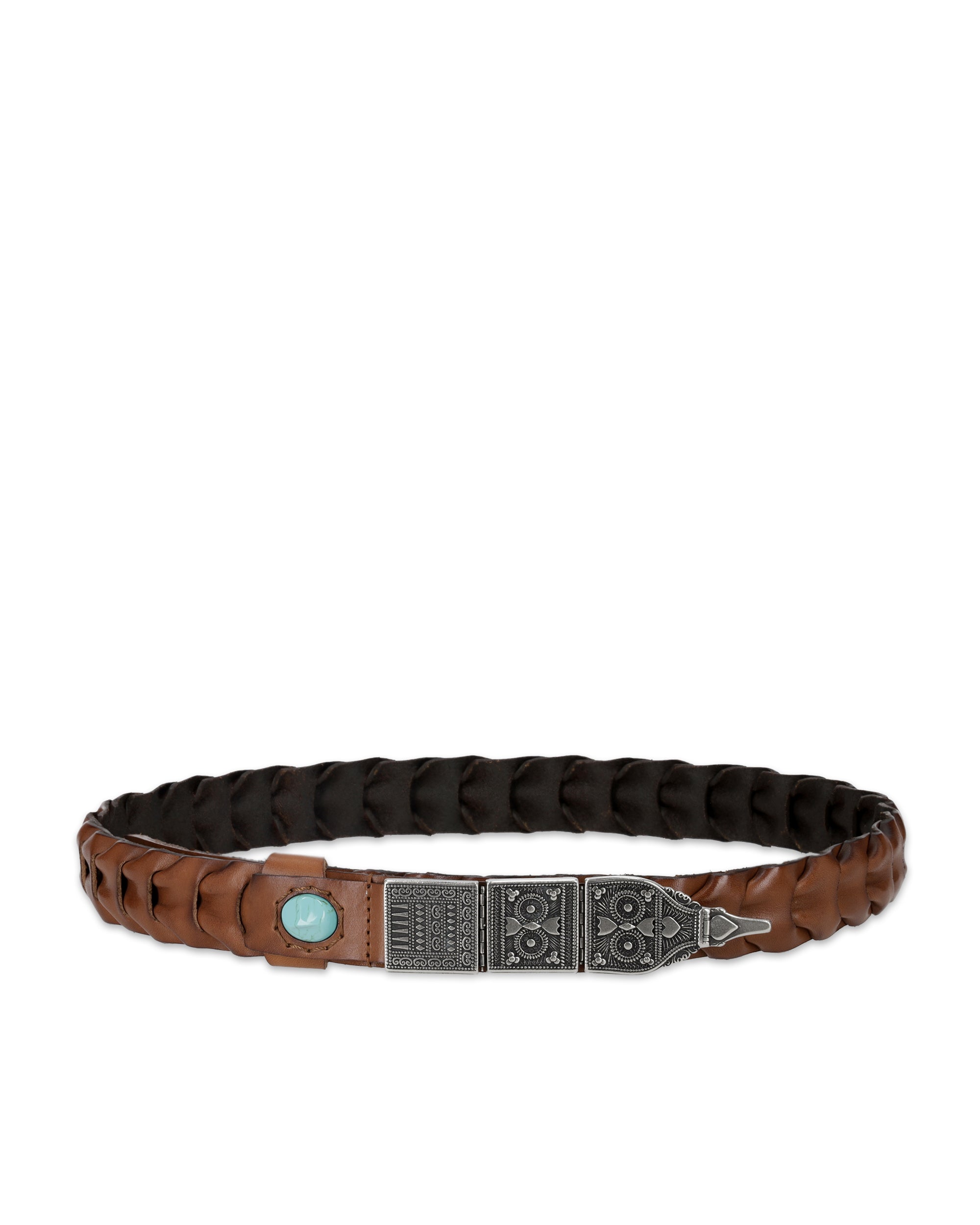 Tess Woven Leather Belt