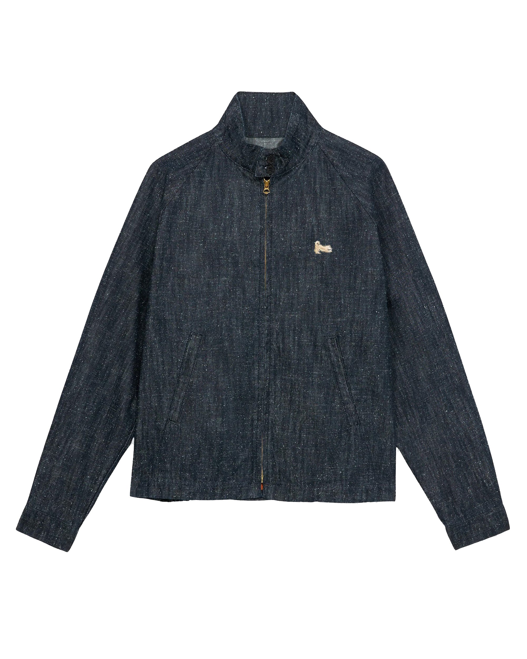 Carol Zip-up Jacket Denim Indigo Rinse