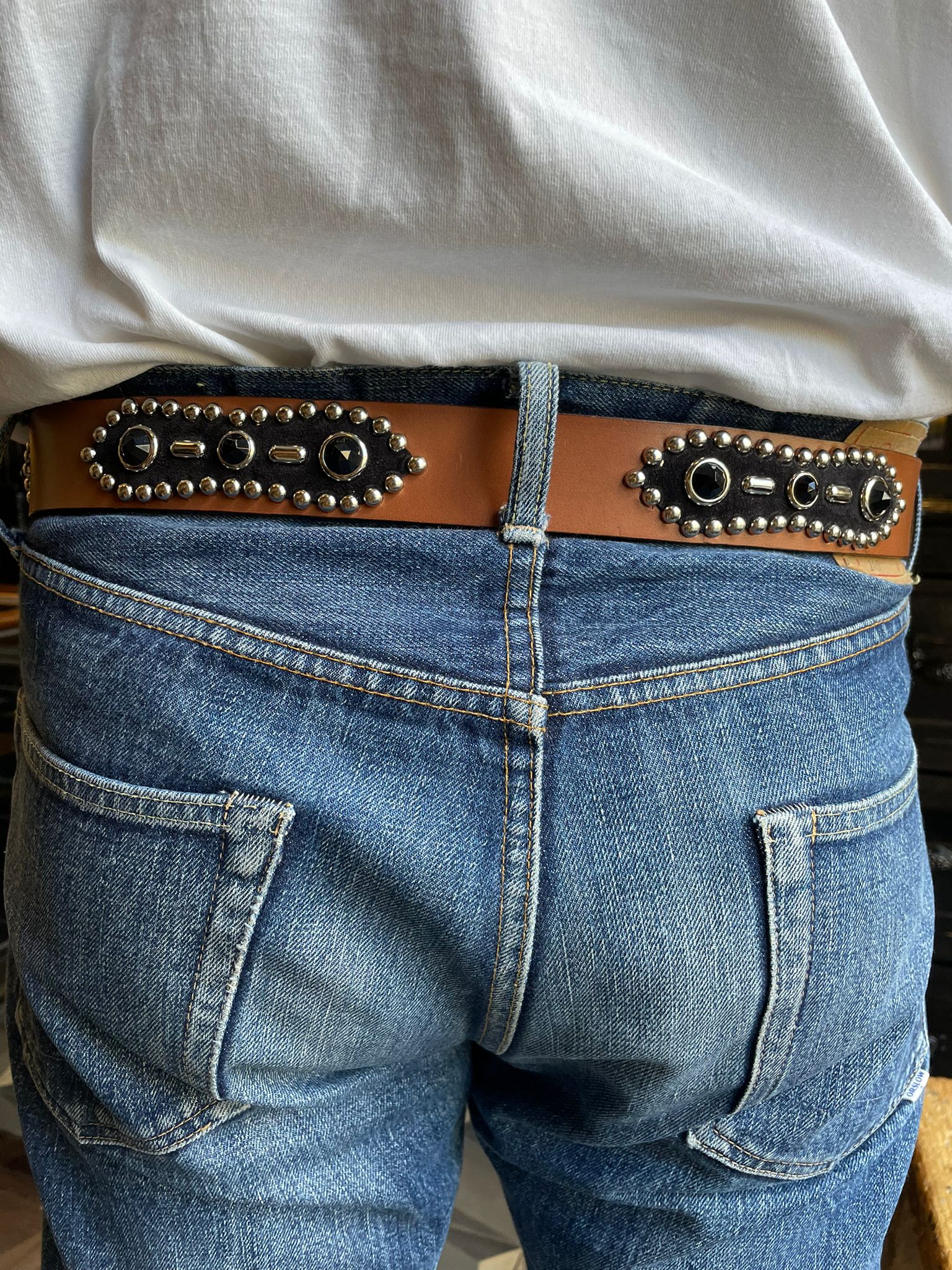 Buffalo Navajo Buckle Belt