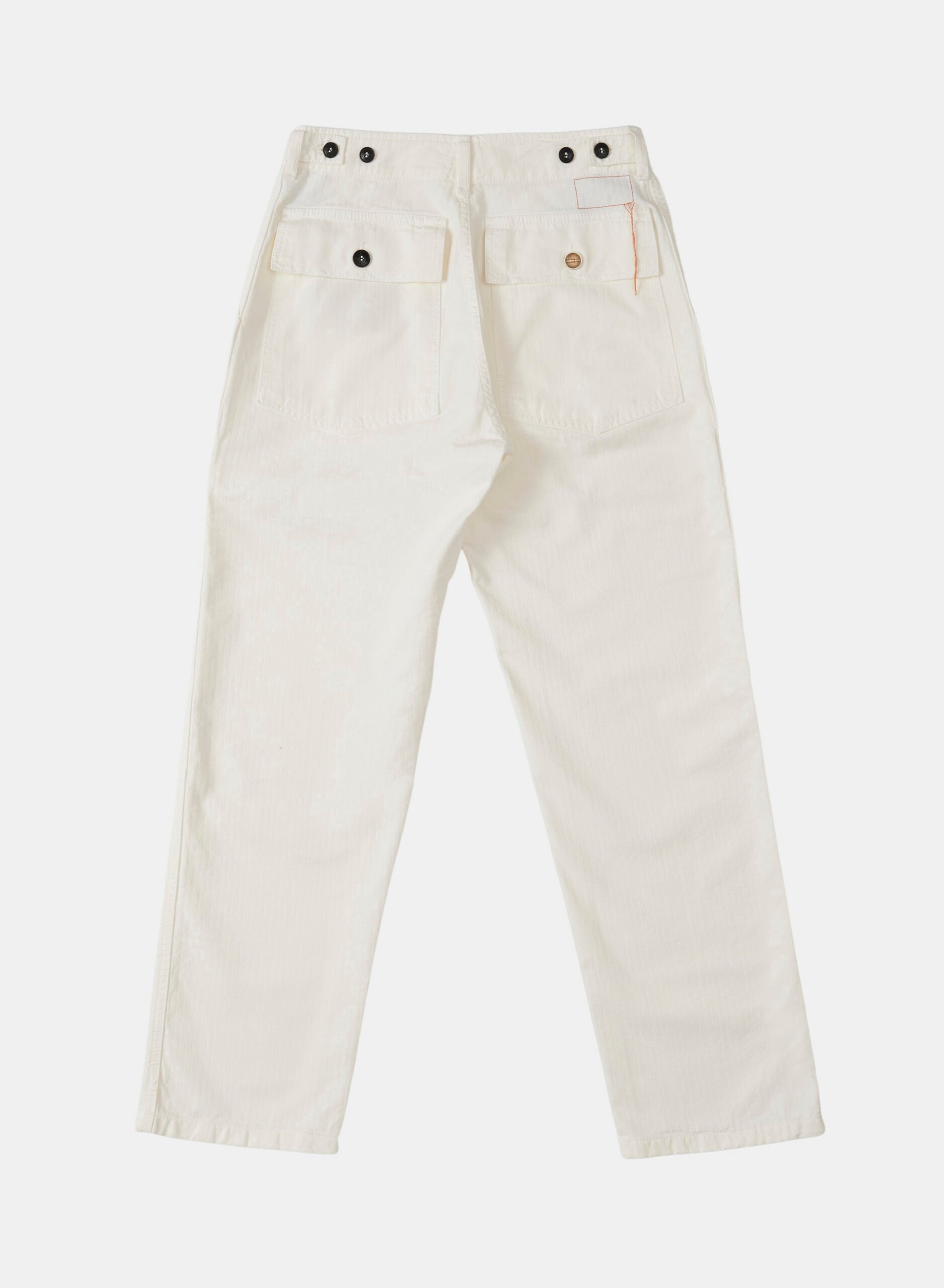 Jerryt Trousers Fatigue Herringbone Cotton
