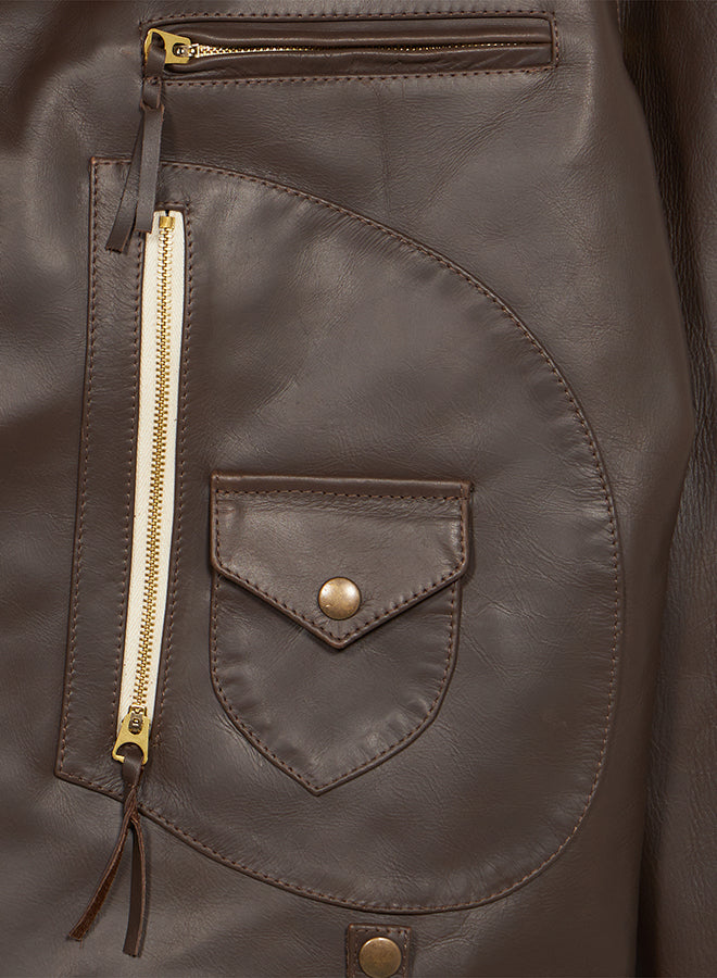 Chiodo Giacca Biker in Pelle