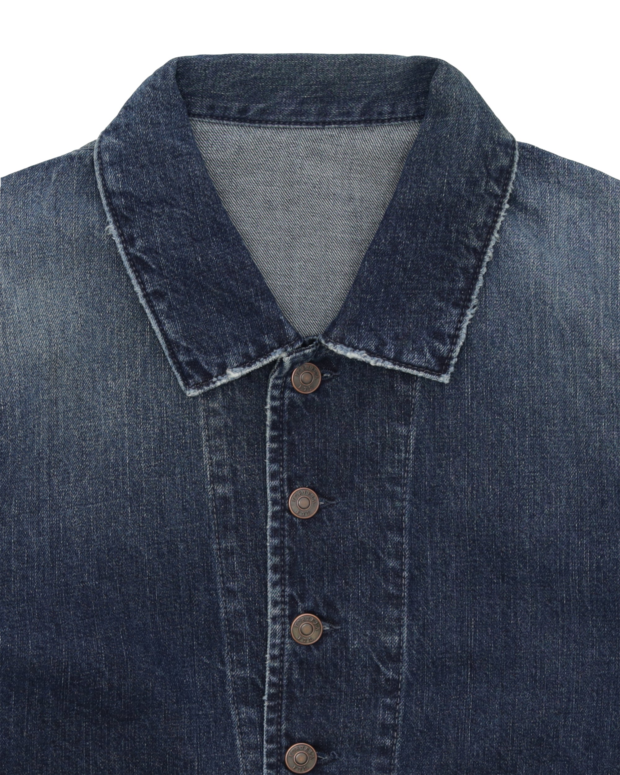 Clays Giacca In Denim Custom Wash