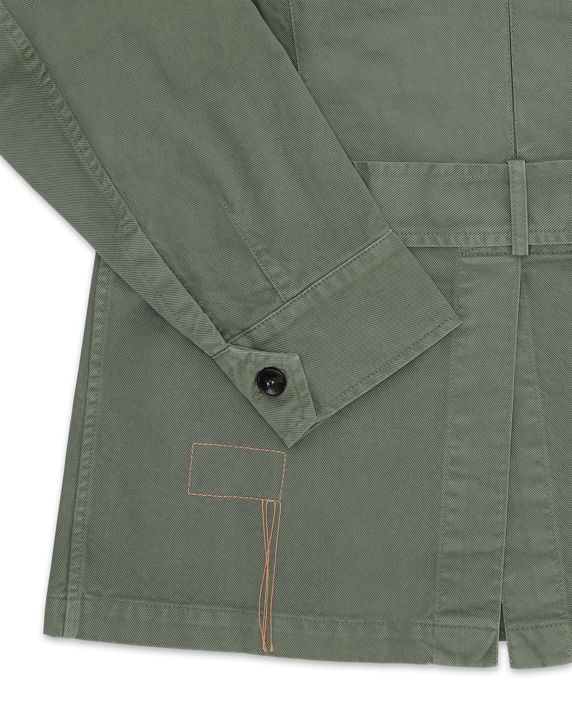 Clint Herringbone Cotton Saharian Jacket