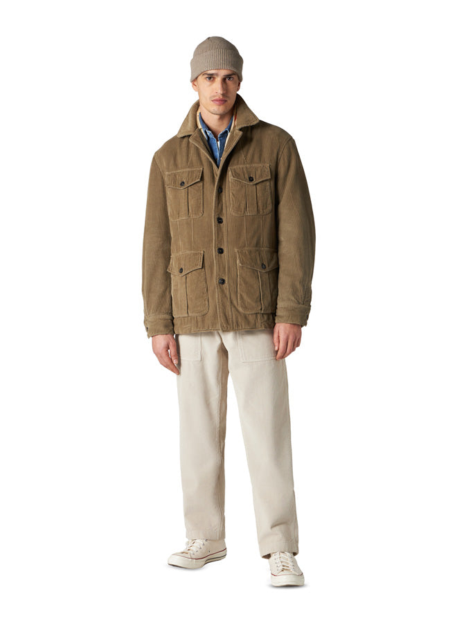 Clint1 Cotton Corduroy Saharian Jacket