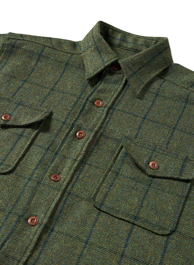 CPO Overshirt In Lana a Quadri