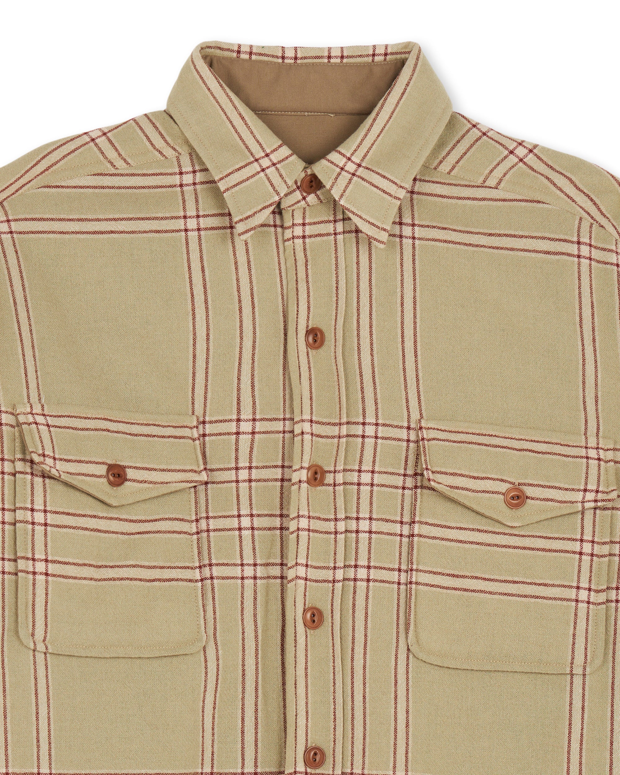Cpo2 Overshirt In Misto Lana a Quadri