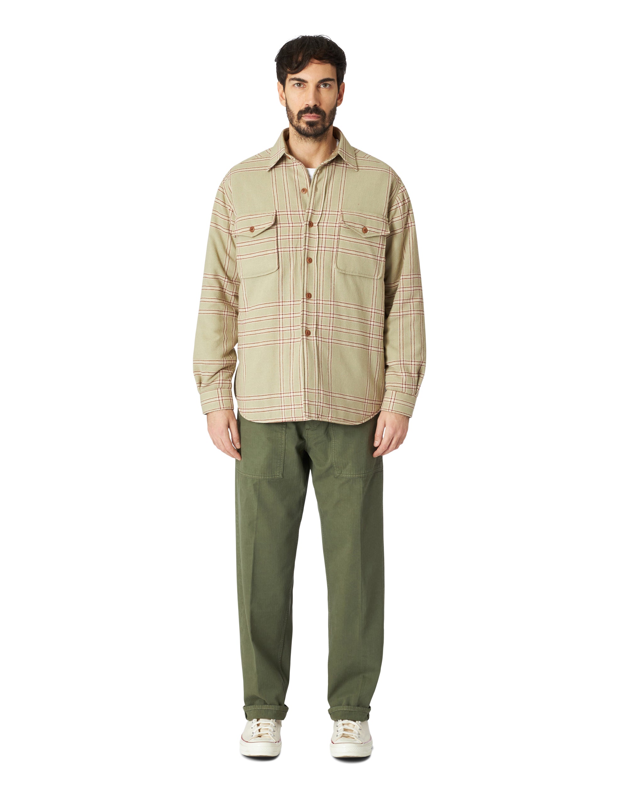 Cpo2 Overshirt In Misto Lana a Quadri