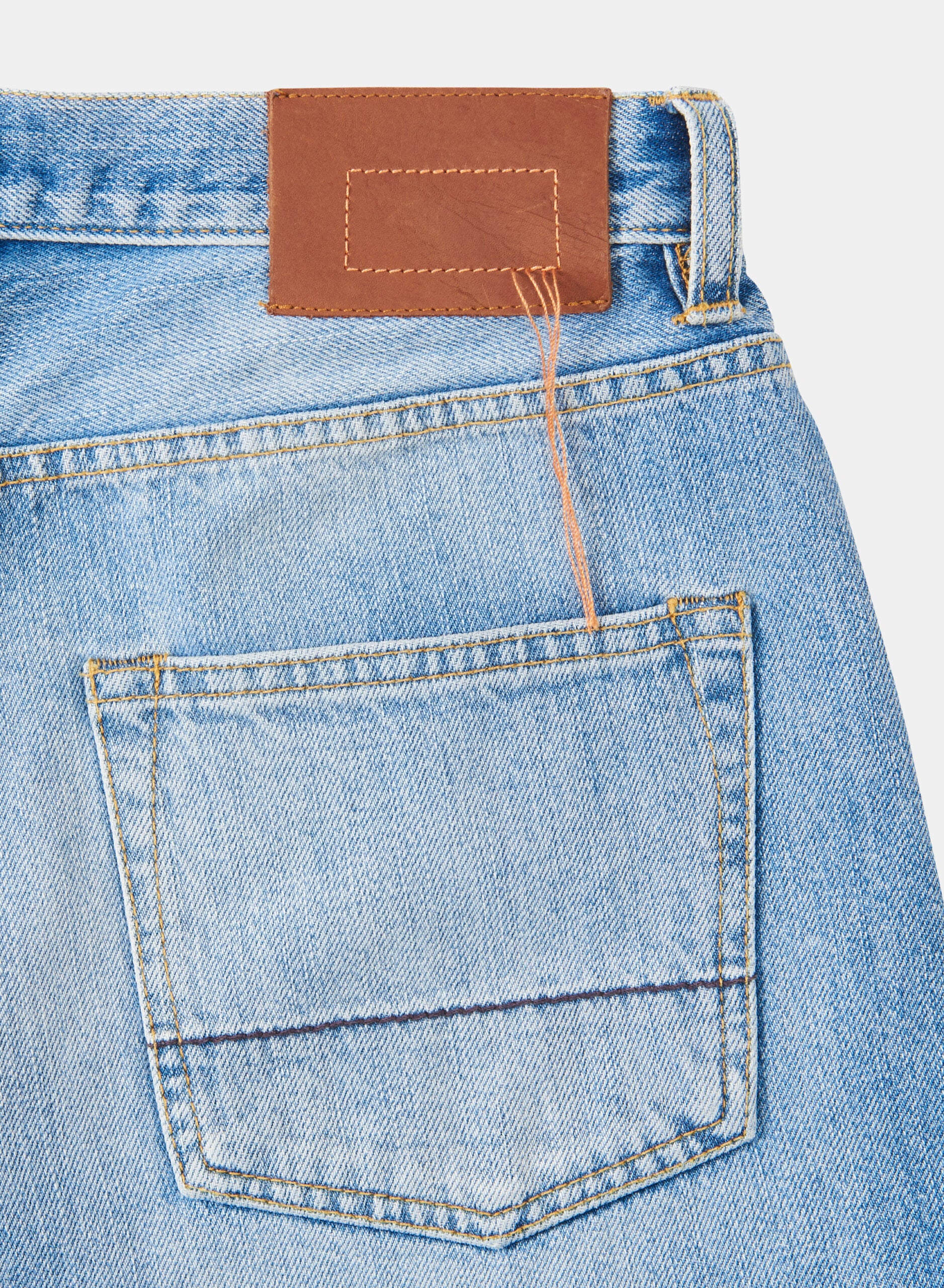 Winonaj Japan Denim Cimosato Shorts Bleach Wash