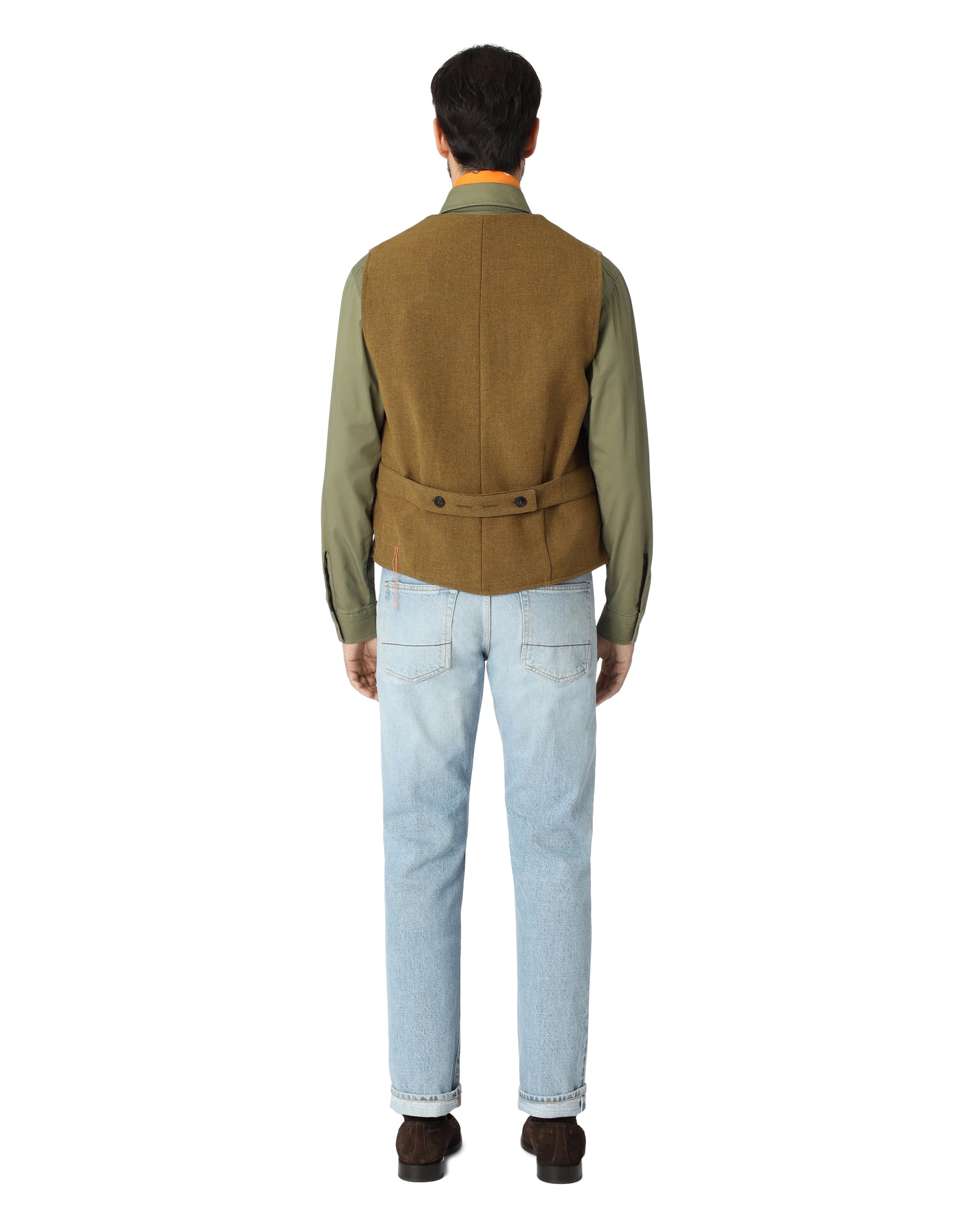 Dean Gilet Sartoriale In Lana A Quadri