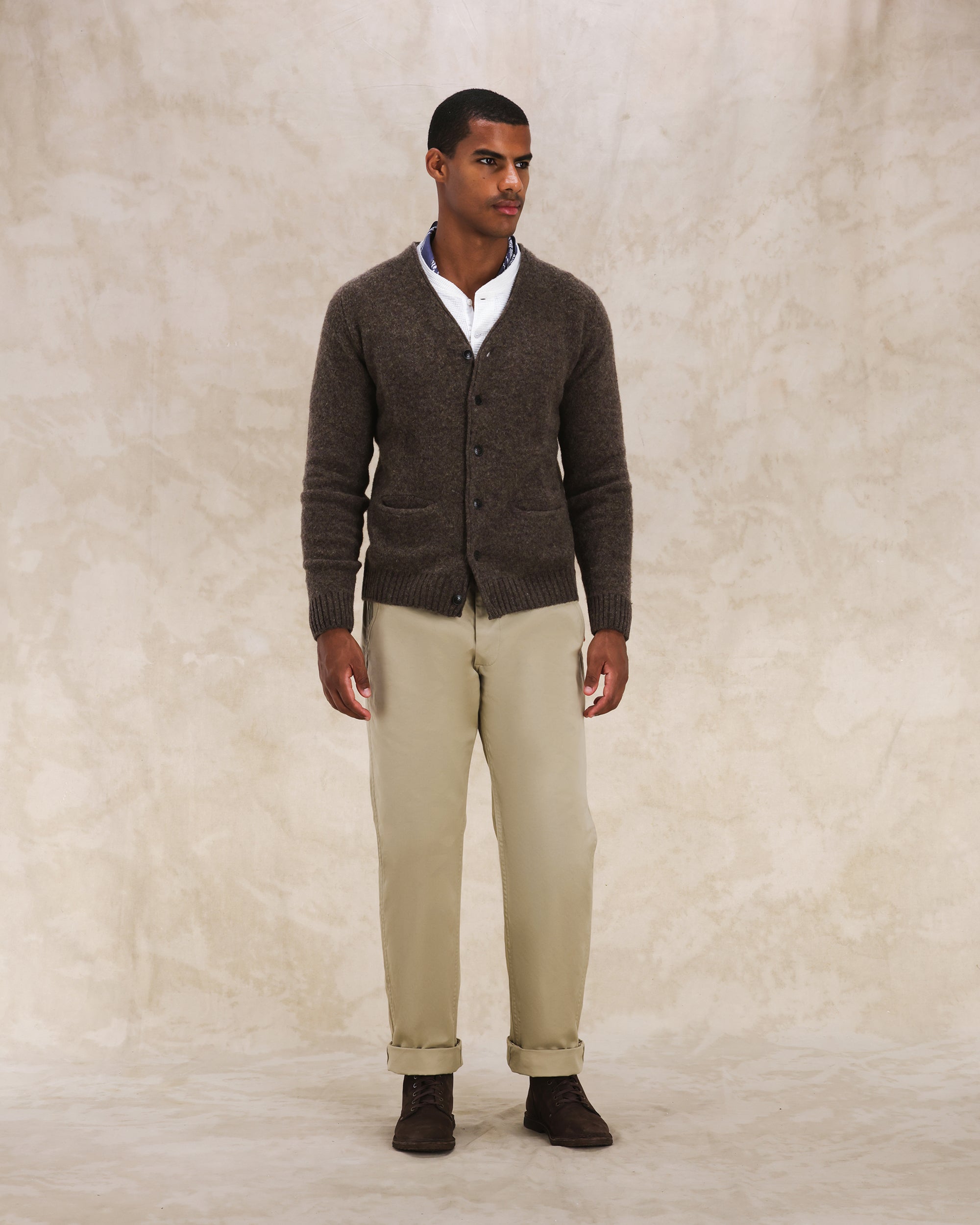 Edmund Merino Wool Cardigan