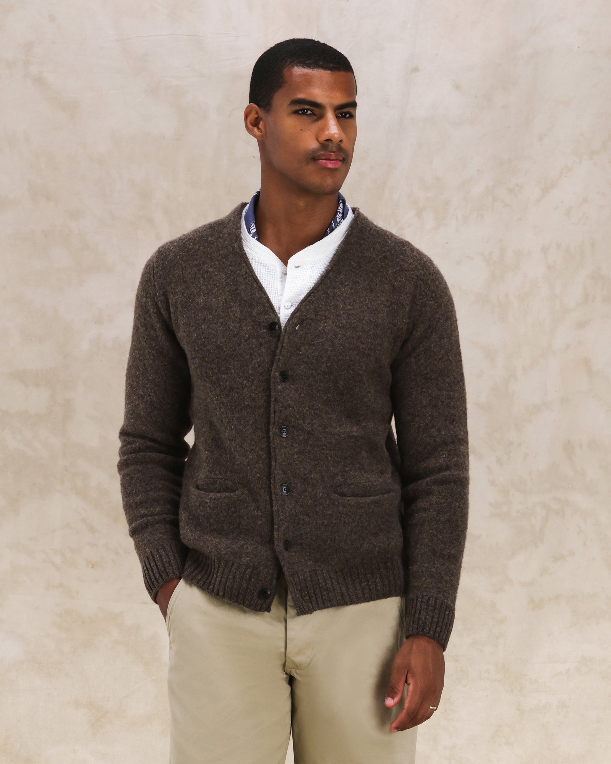 Edmund Merino Wool Cardigan