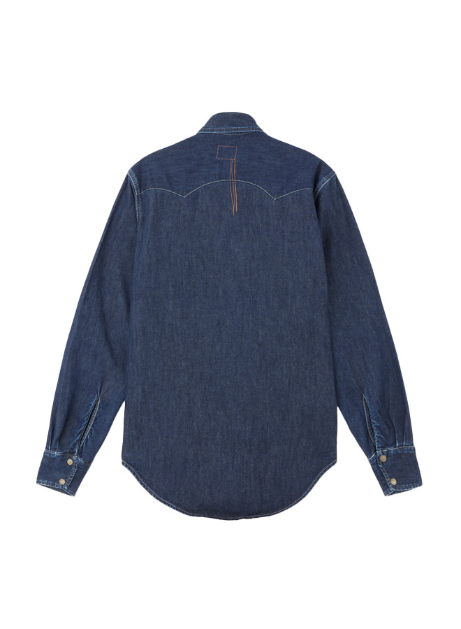 Elpaso Texan Denim Shirt Indigo Rinse