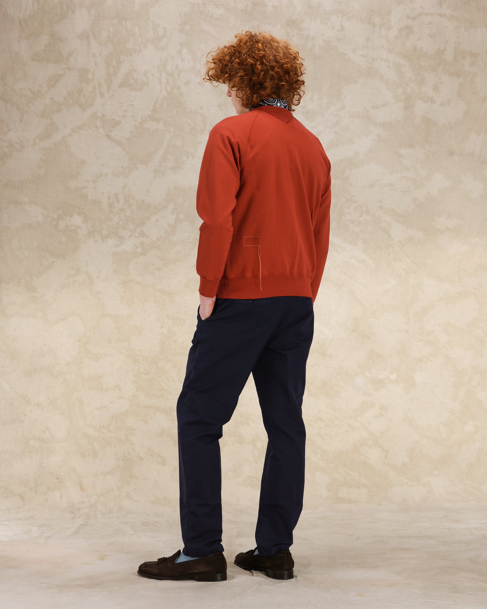 Harvard Brushed Jersey Raglan Sleeves Sweatshirt