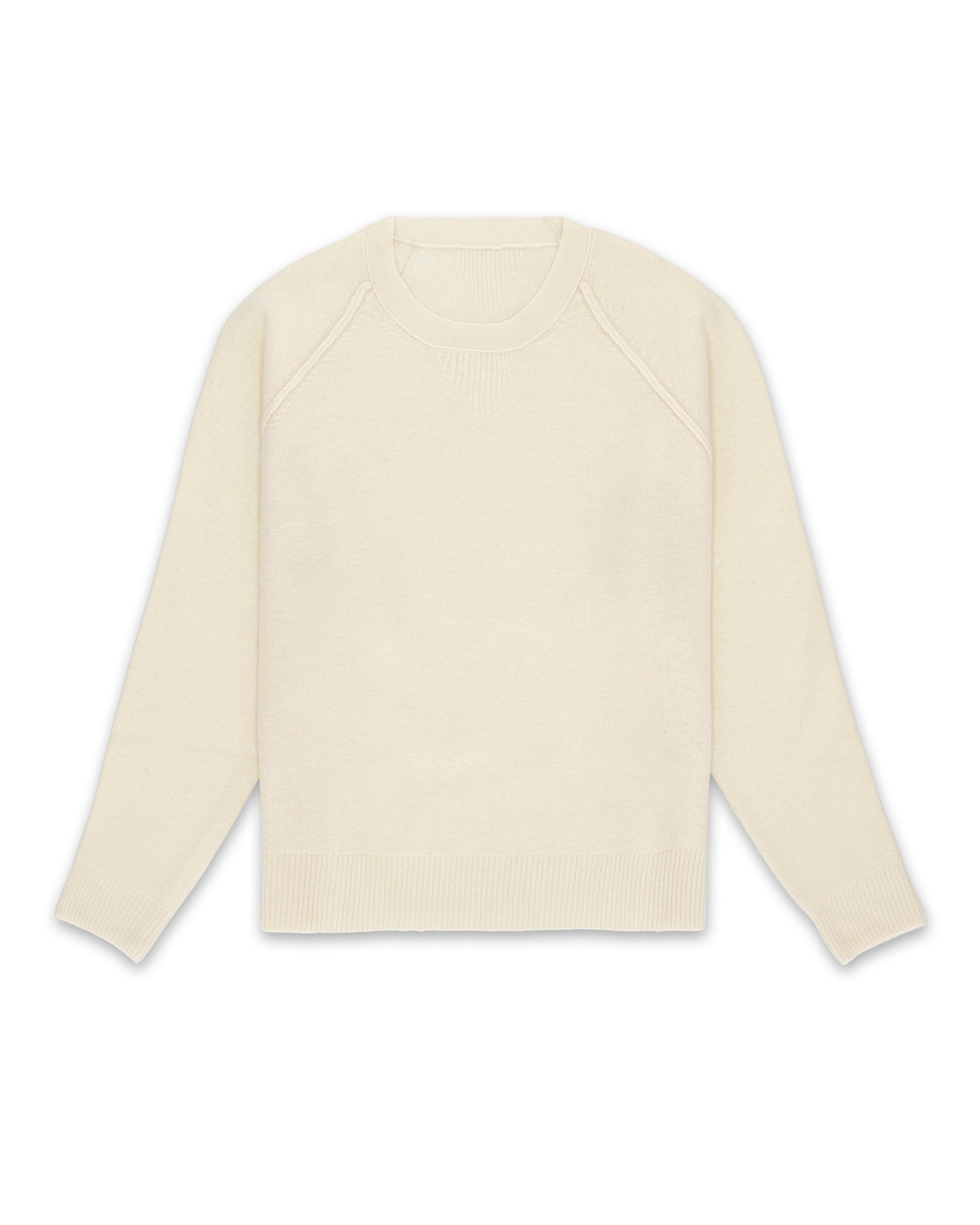 Harvard Sweater Crewneck Wool Raglan Sleeves